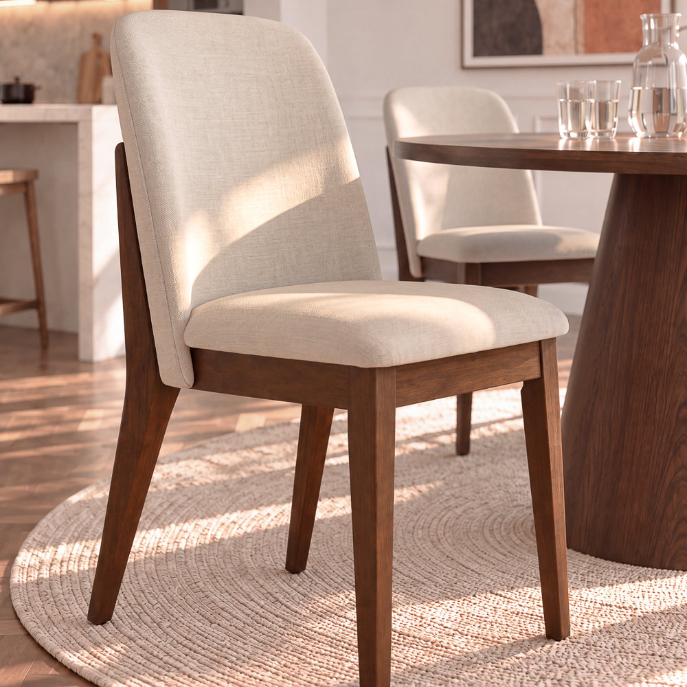 Belfast Danish-Inspired Mid-Century Design Velvet Dining Chair | MidinMod