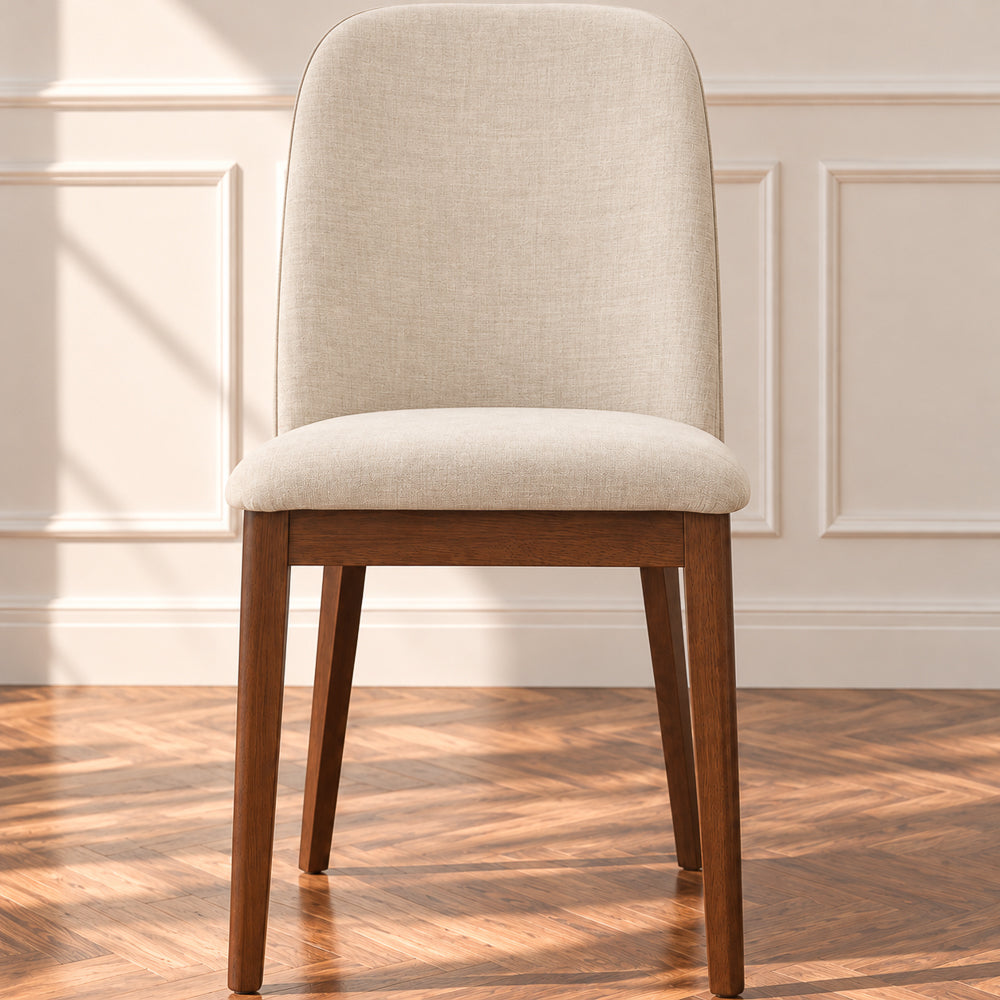 Belfast Danish-Inspired Mid-Century Design Velvet Dining Chair | MidinMod