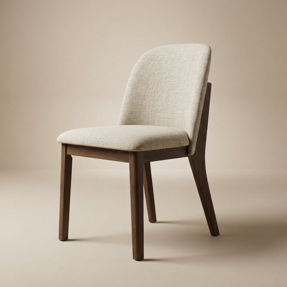 Belfast Beige Fabric Upholstered Dining Chair | MidinMod
