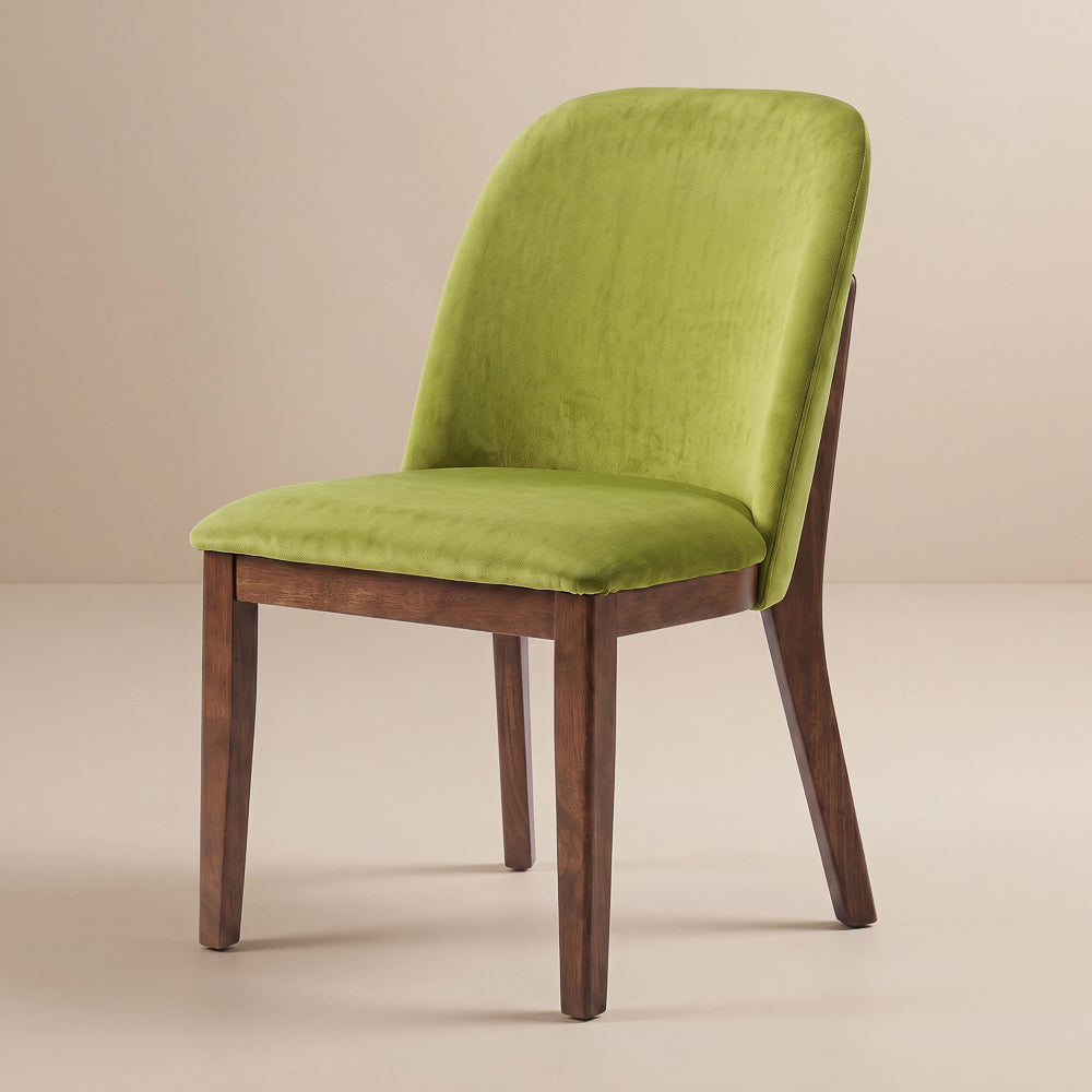 Belfast Danish-Inspired Mid-Century Design Velvet Dining Chair | MidinMod