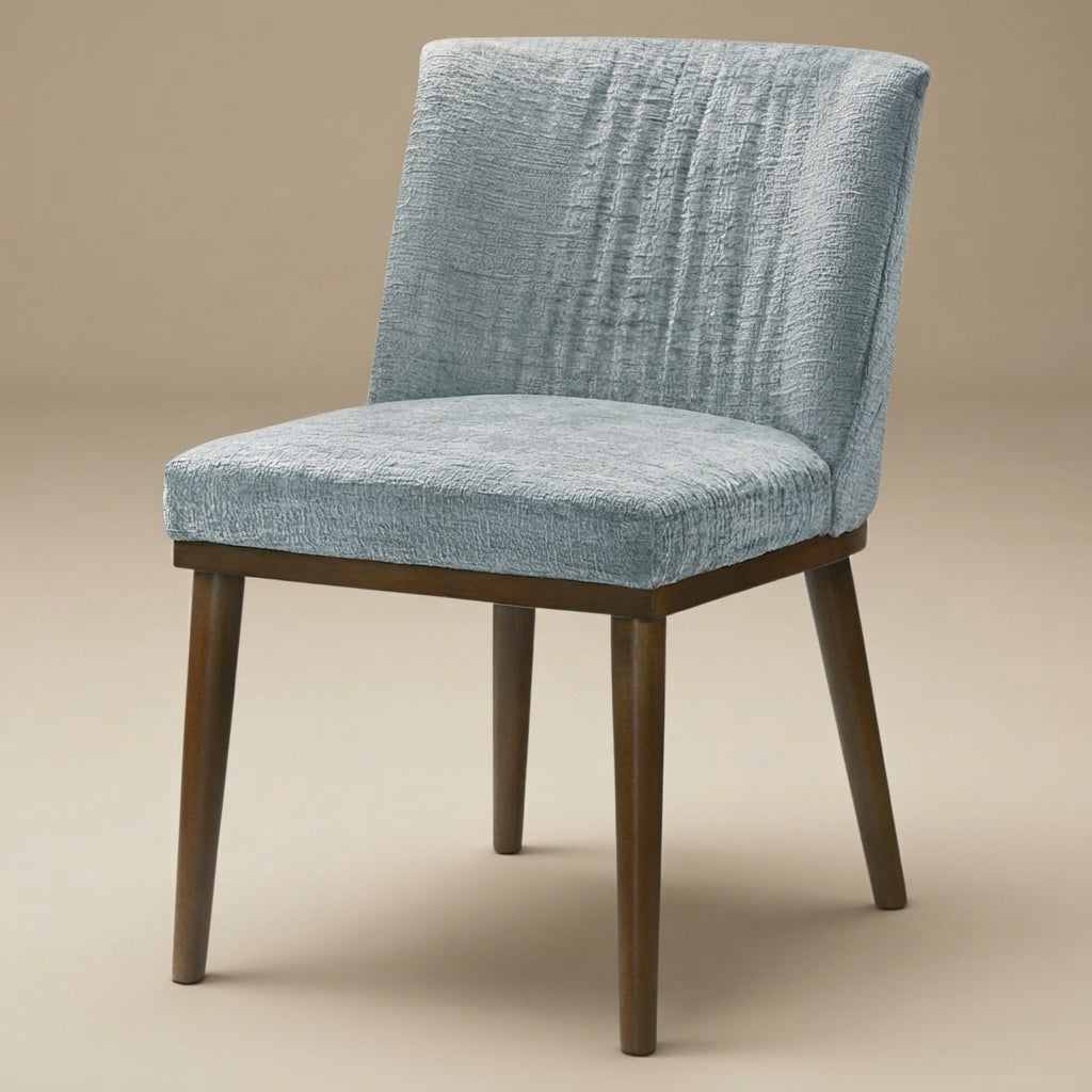 Dalby Mid-Century Modern Grey Fabric Dining Chair Set | MidinMod