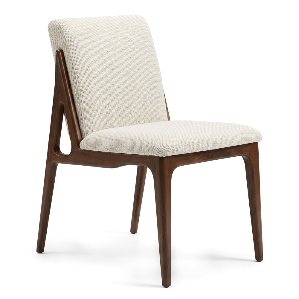 Griffin Cream Fabric Upholstered Dining Chair | MidinMod