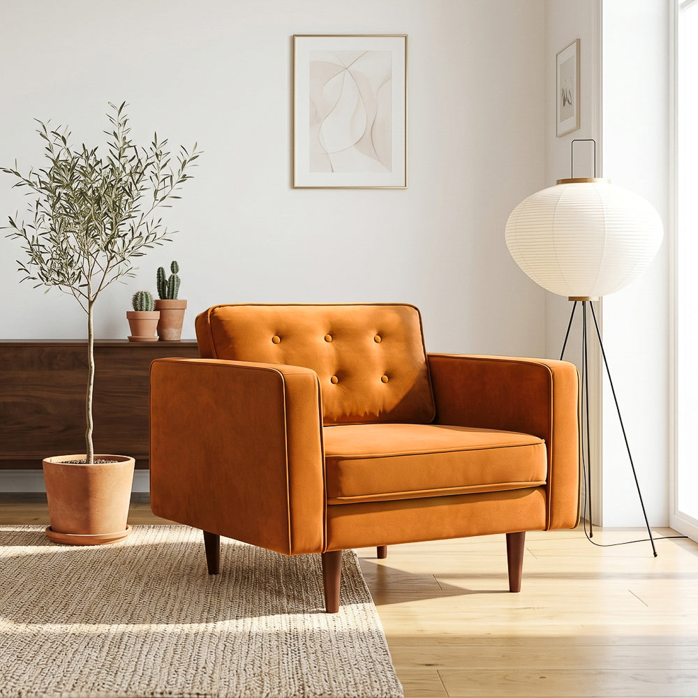 Kirby Mid-Century Modern Living Room Lounge Chair | MidinMod