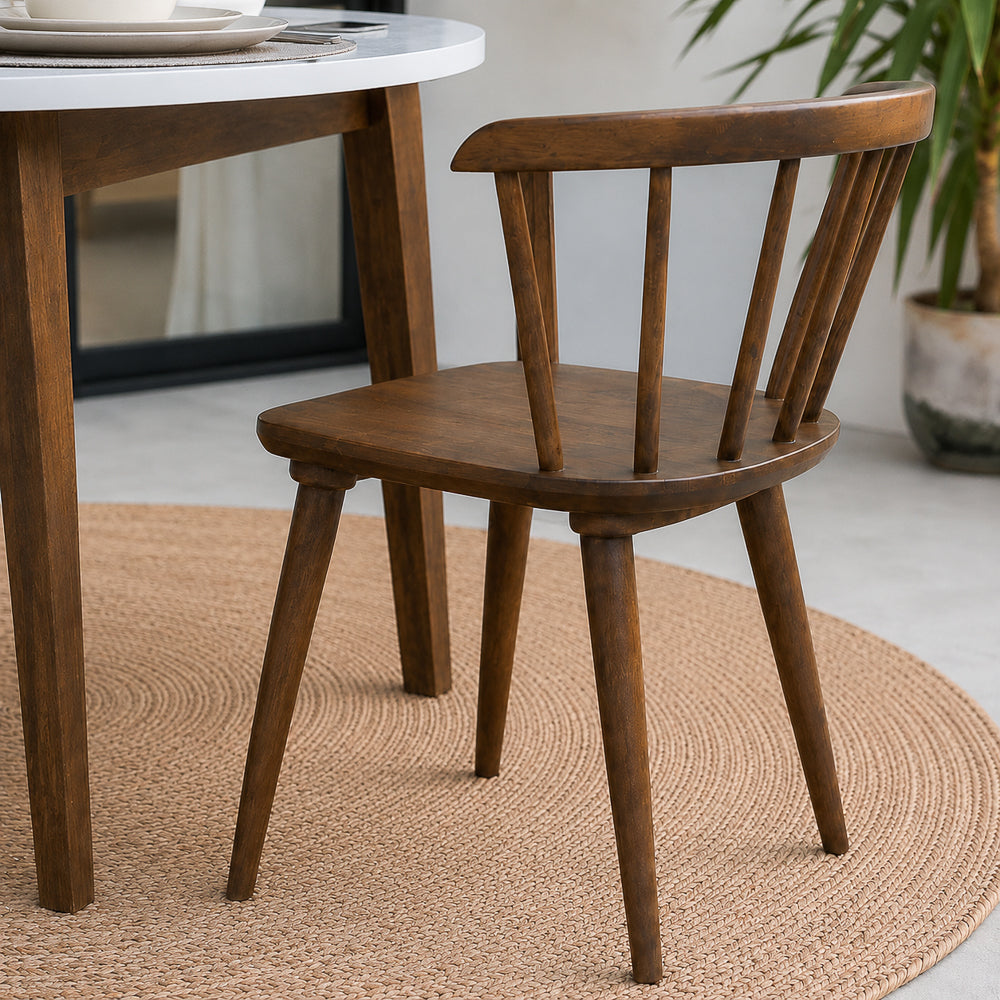 Mabel Mid-Century Modern Solid Wood Dining Chair | MidinMod