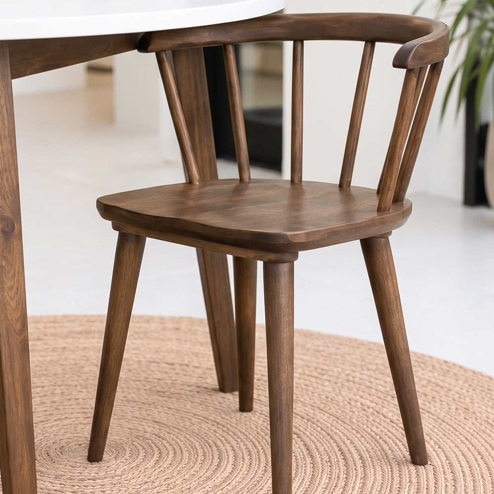 Mabel Mid-Century Modern Solid Wood Dining Chair | MidinMod
