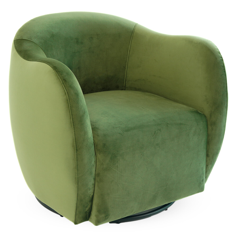 Vesper Stylish Barrel Swivel Chair for Contemporary Living Spaces | MidinMod