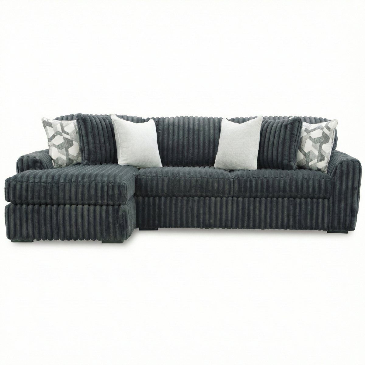 Midnight-Madness 2-Piece Sectional Sofa Chaise - Left-Arm Chaise