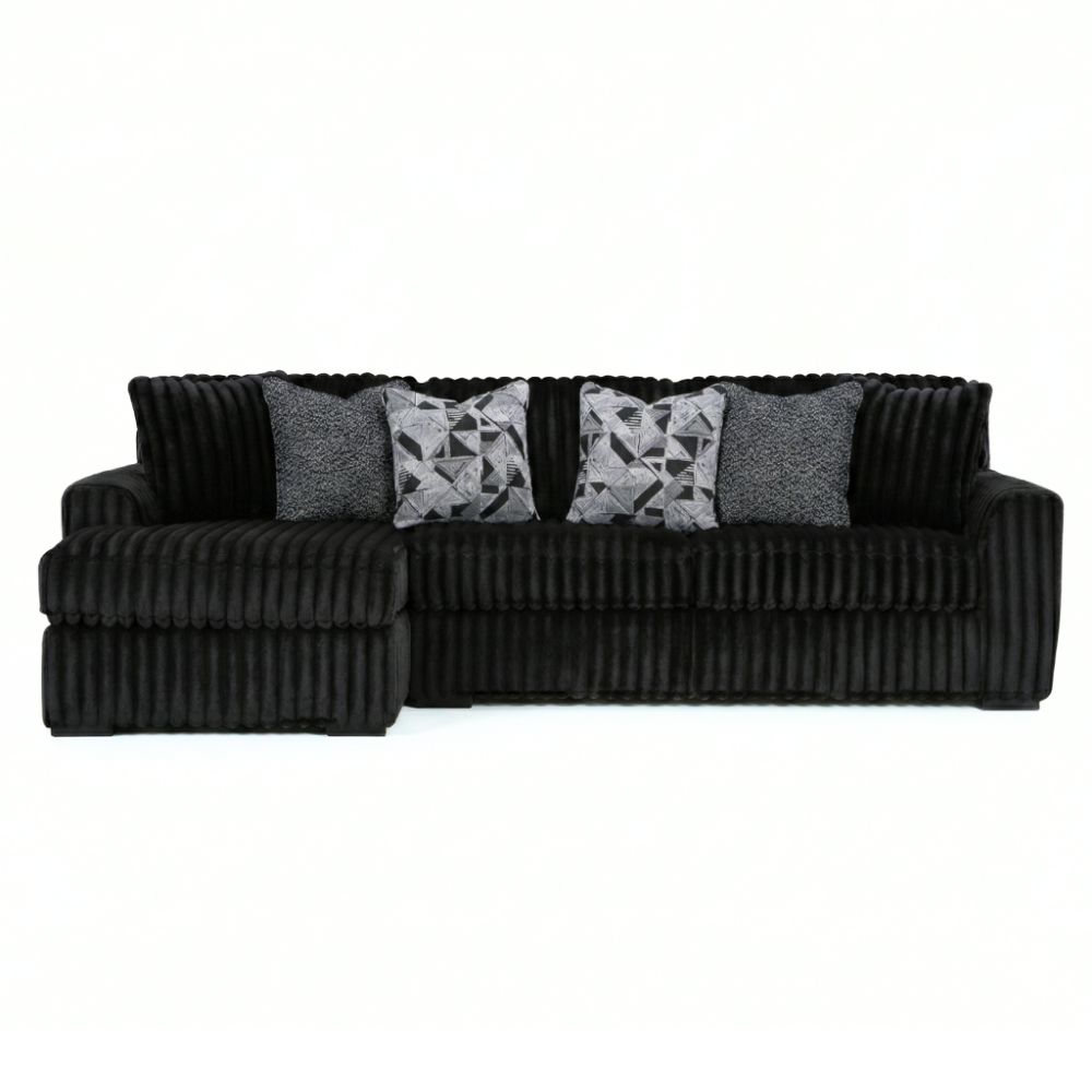 Midnight-Madness 2-Piece Sectional with Left Chaise