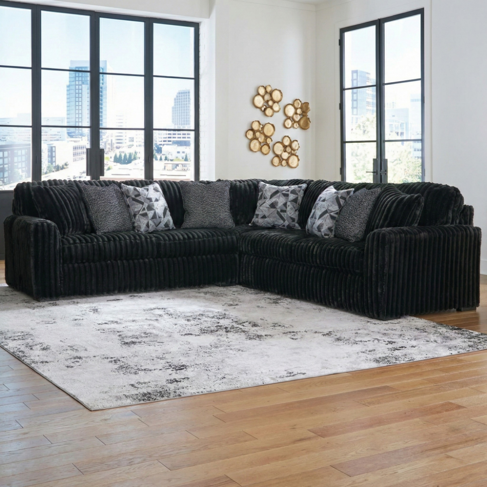 Midnight-Madness 3-Piece Sectional
