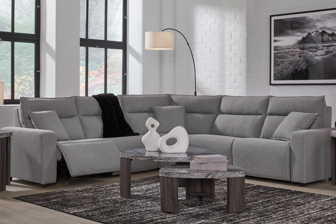Modmax II 5-Piece Power Reclining Sectional | Modular Sofa with Easy View™ Headrests | MidinMod