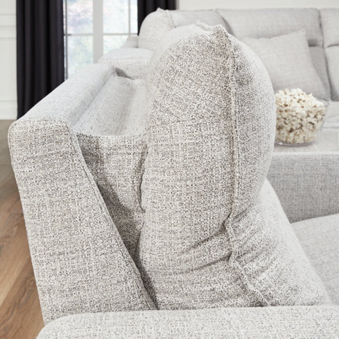 Modmax II White 6-Piece Reclining Sectional with Console