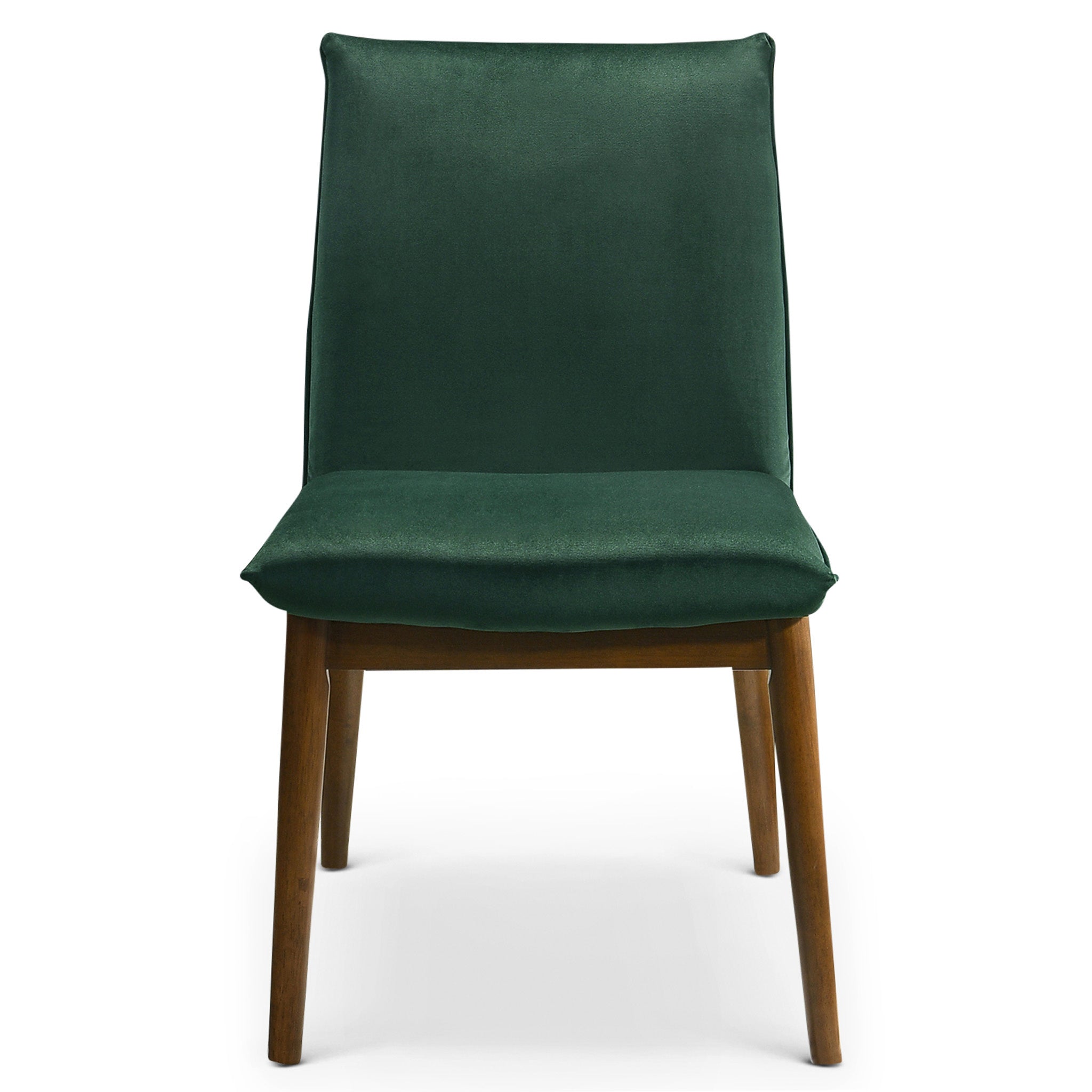 Moss Dark Green Velvet Dining Chair Set of 2 - MidinMod
