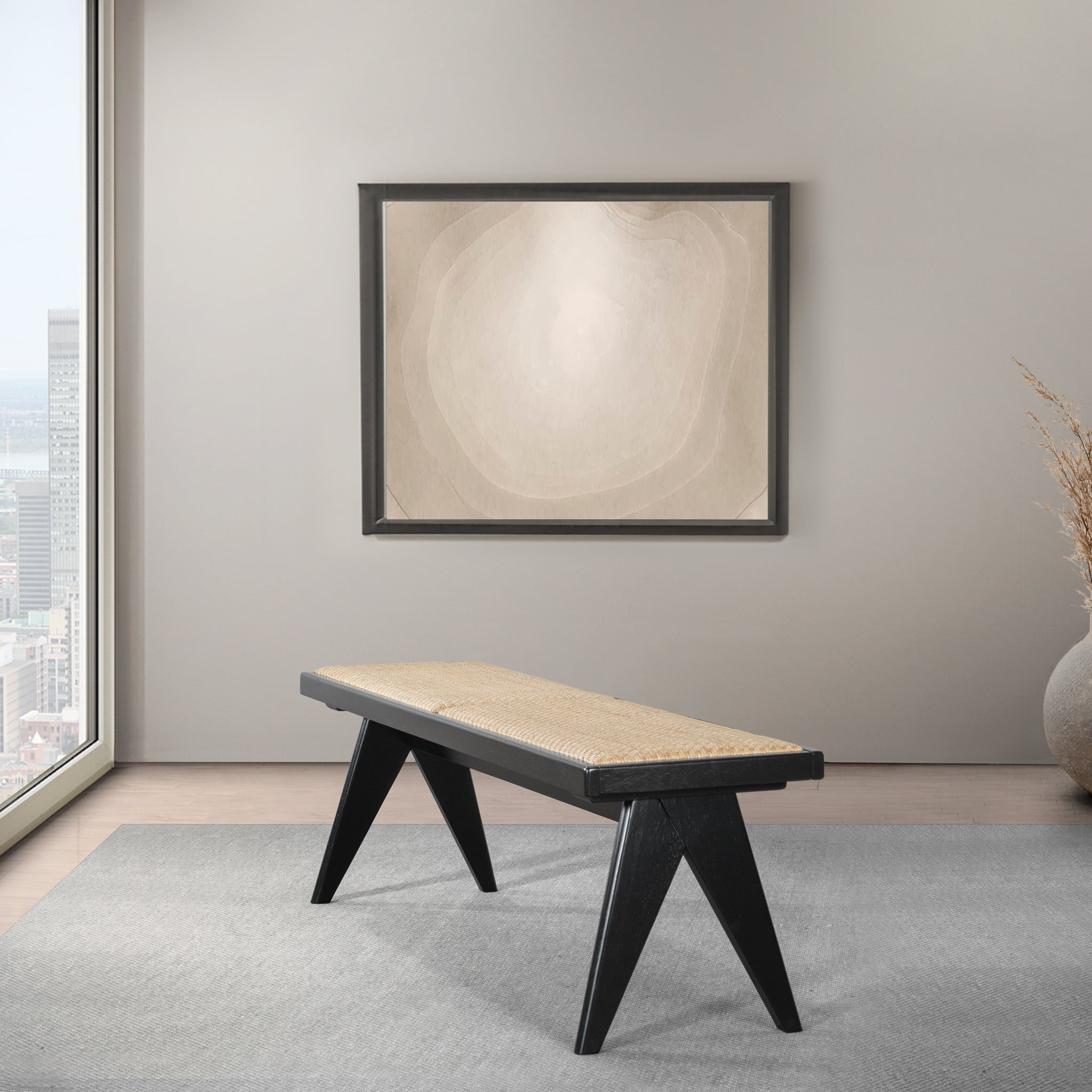 Kora Rattan Bench - MidinMod