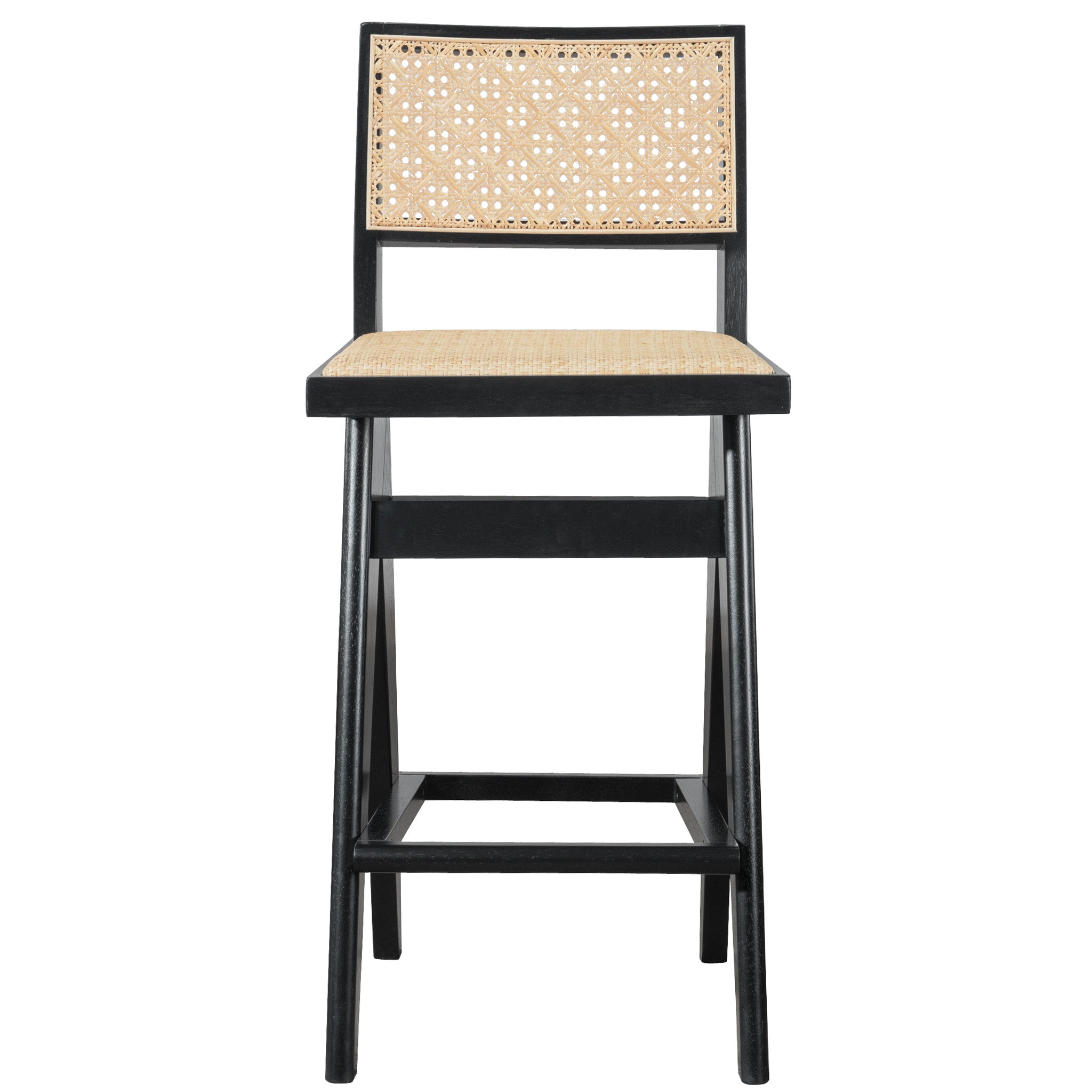 Kora Rattan Bar Stool Set of 2 - MidinMod