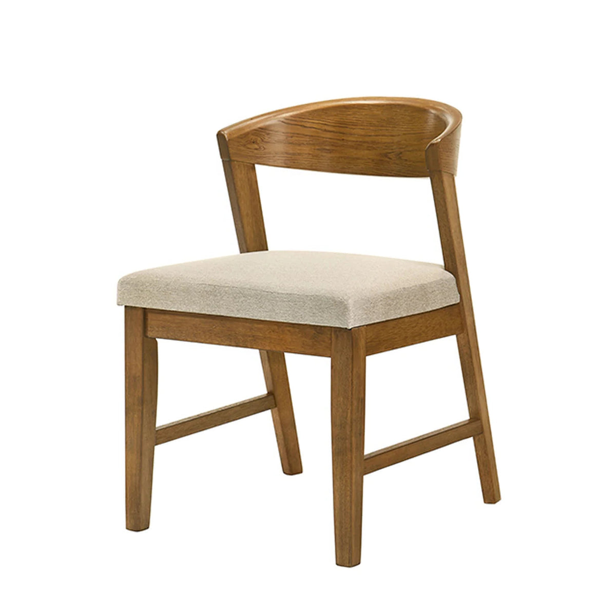 Ozark Walnut Side Chair (Set of 2) | Organic Modern Fabric Dining Chairs | MidinMod