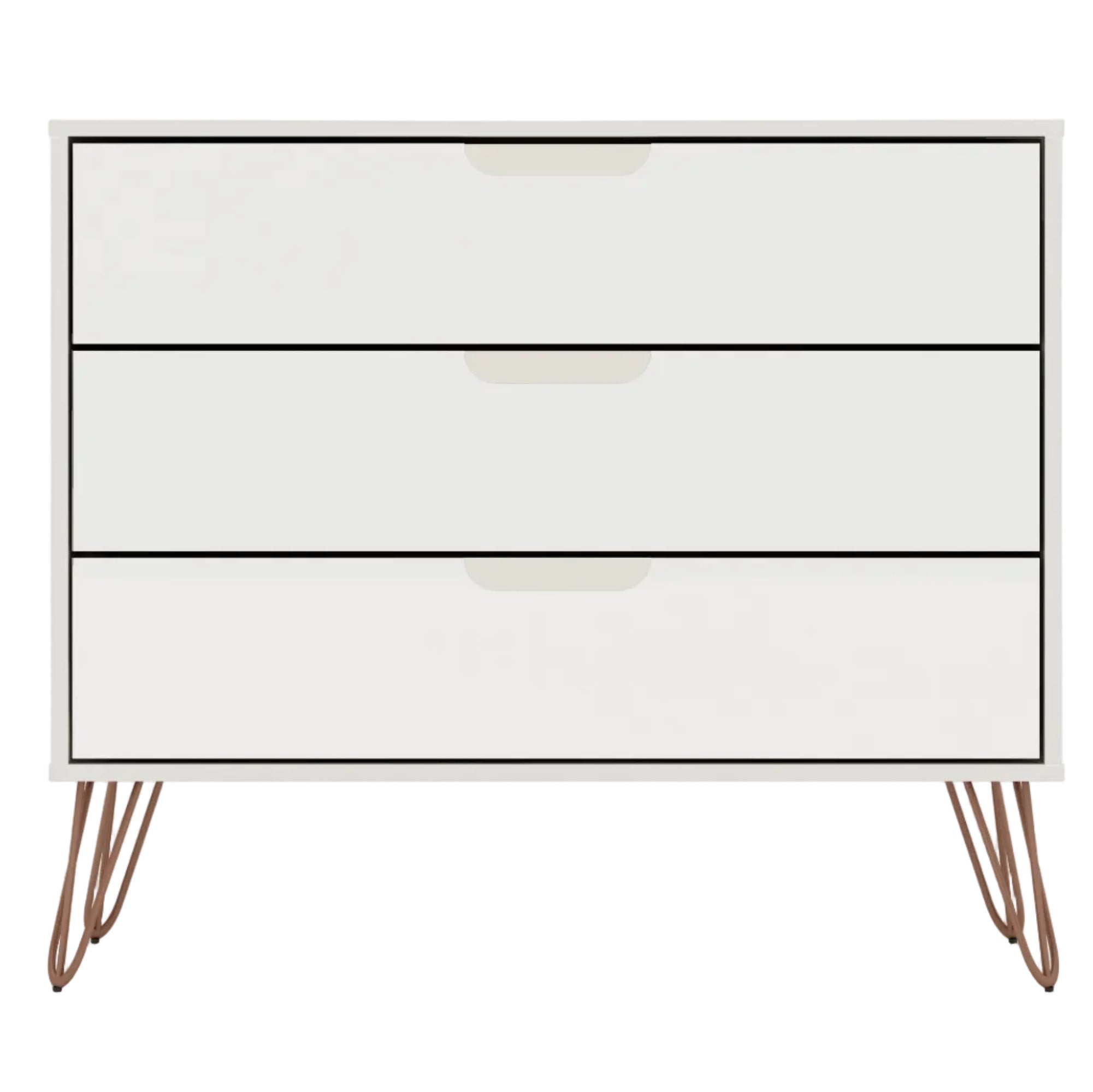 Rockefeller White Dresser | Modern Bedroom Chest & Practical Storage Solution | MidinMod