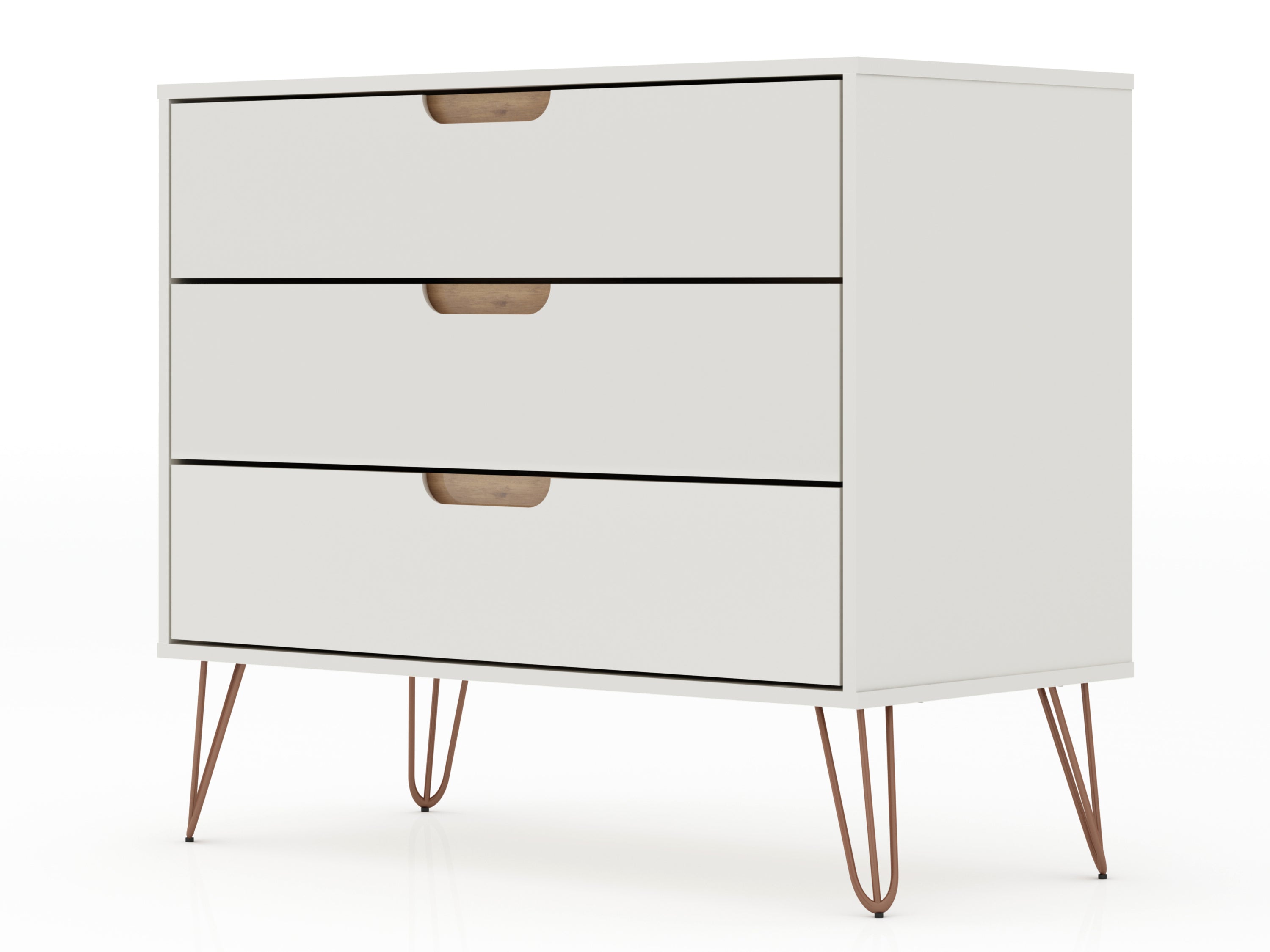 Rockefeller White Dresser | Modern Bedroom Chest & Practical Storage Solution | MidinMod
