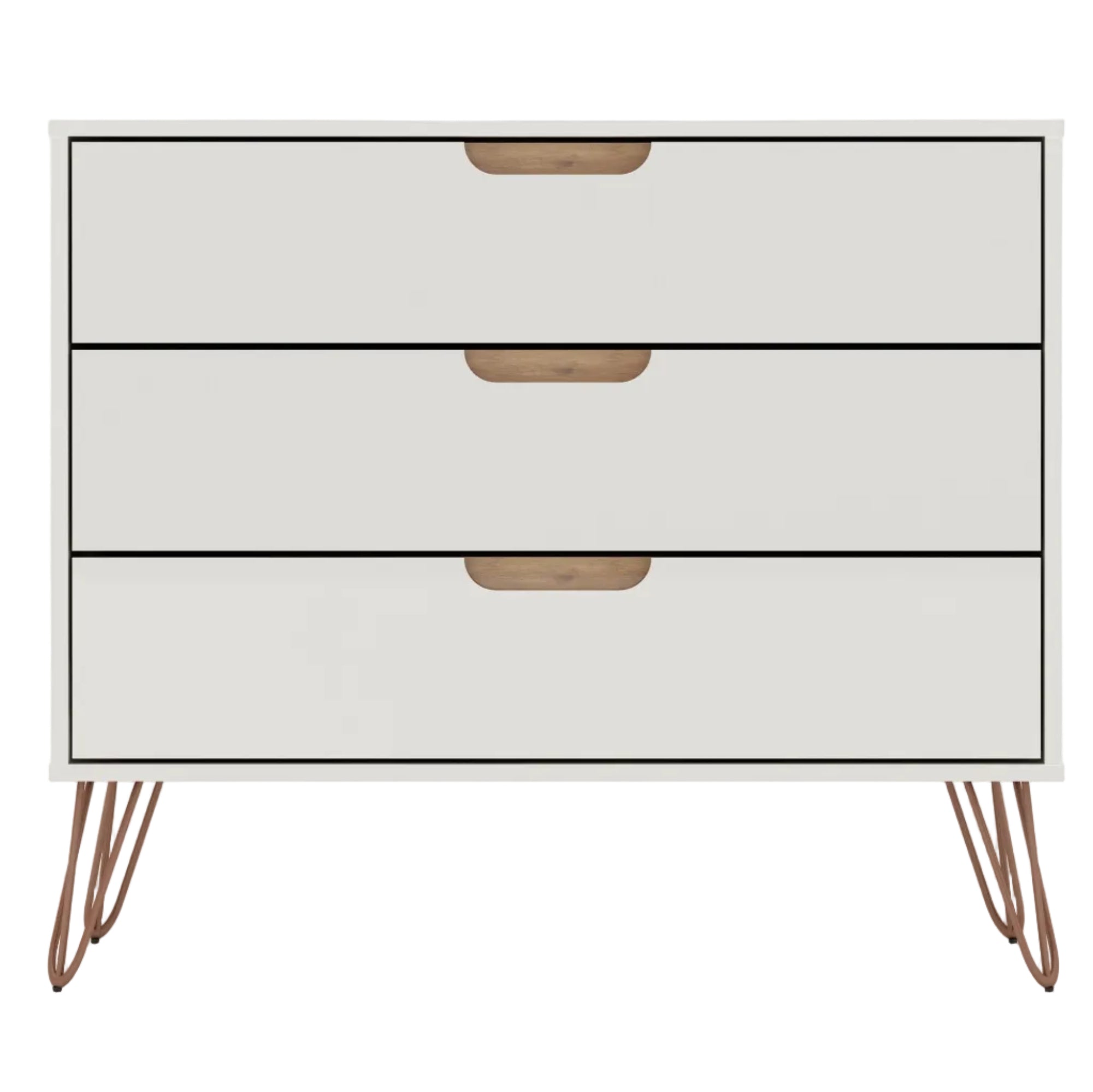 Rockefeller White Dresser | Modern Bedroom Chest & Storage