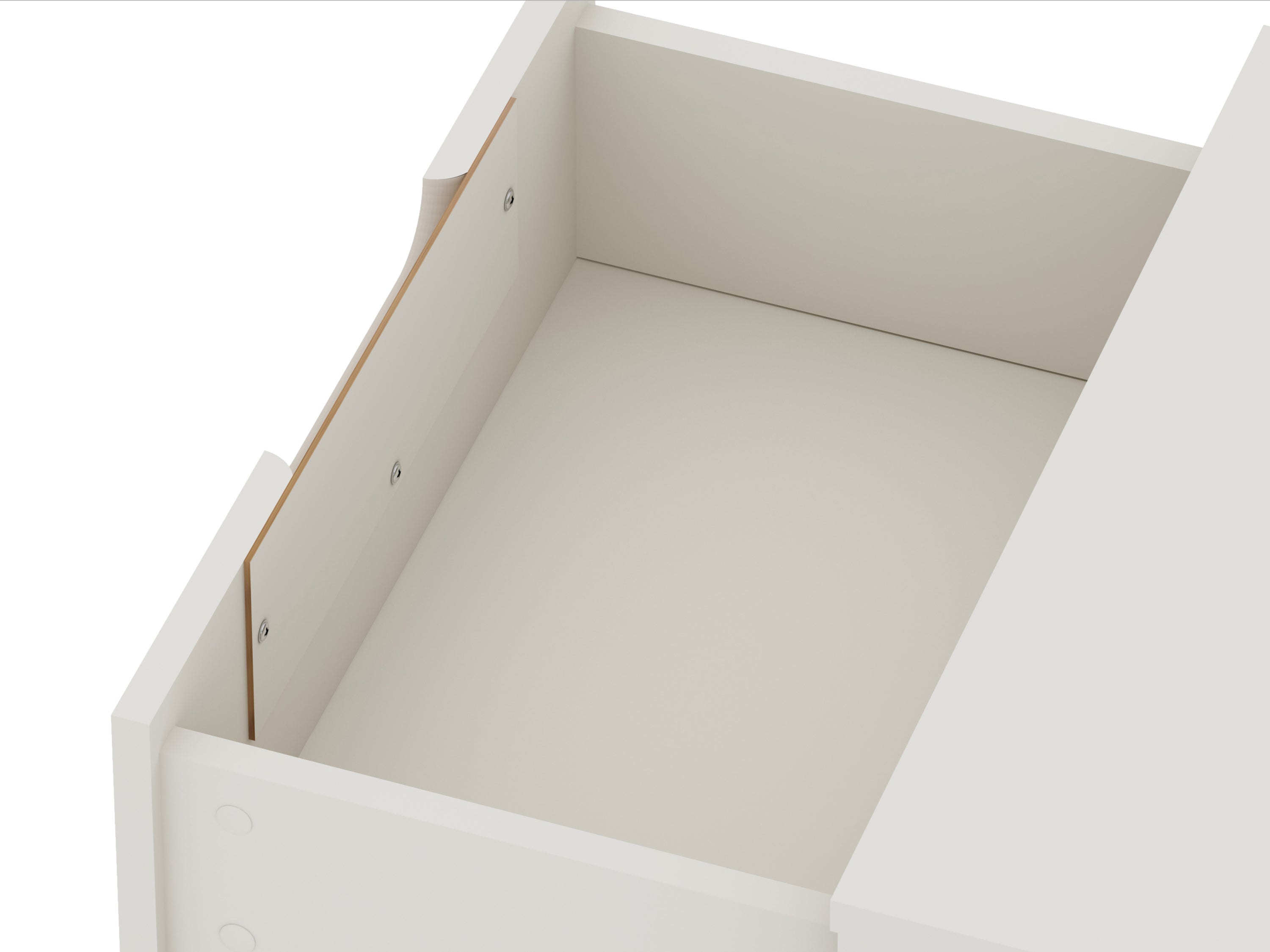 Rockefeller 2.0 Nightstand in Off-White | Modern Bedside Storage Table | MidinMod