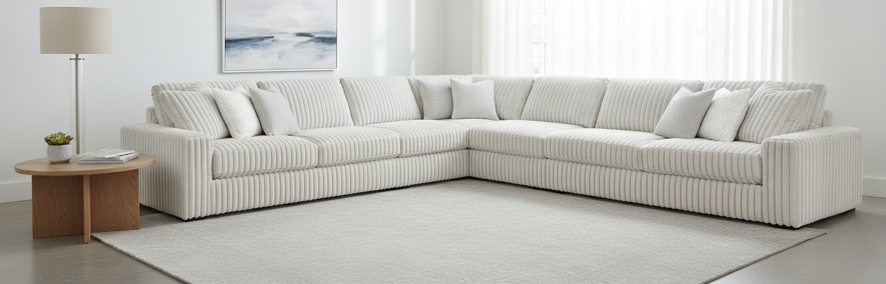 Stupendous 5-Piece Corner Sectional XLarge