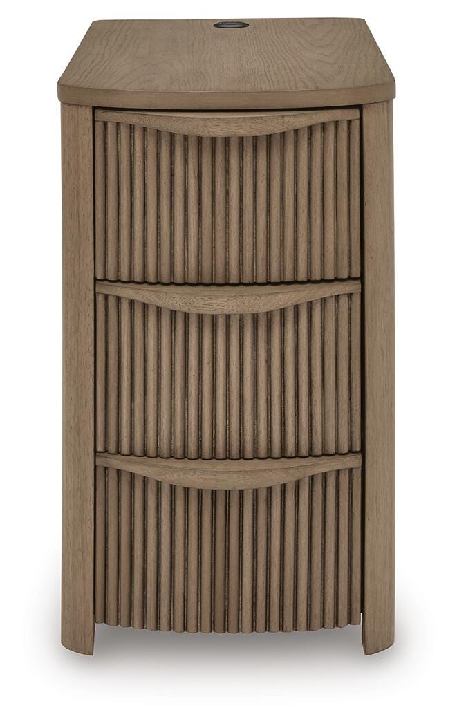 Camdill Chairside End Table - Light Brown