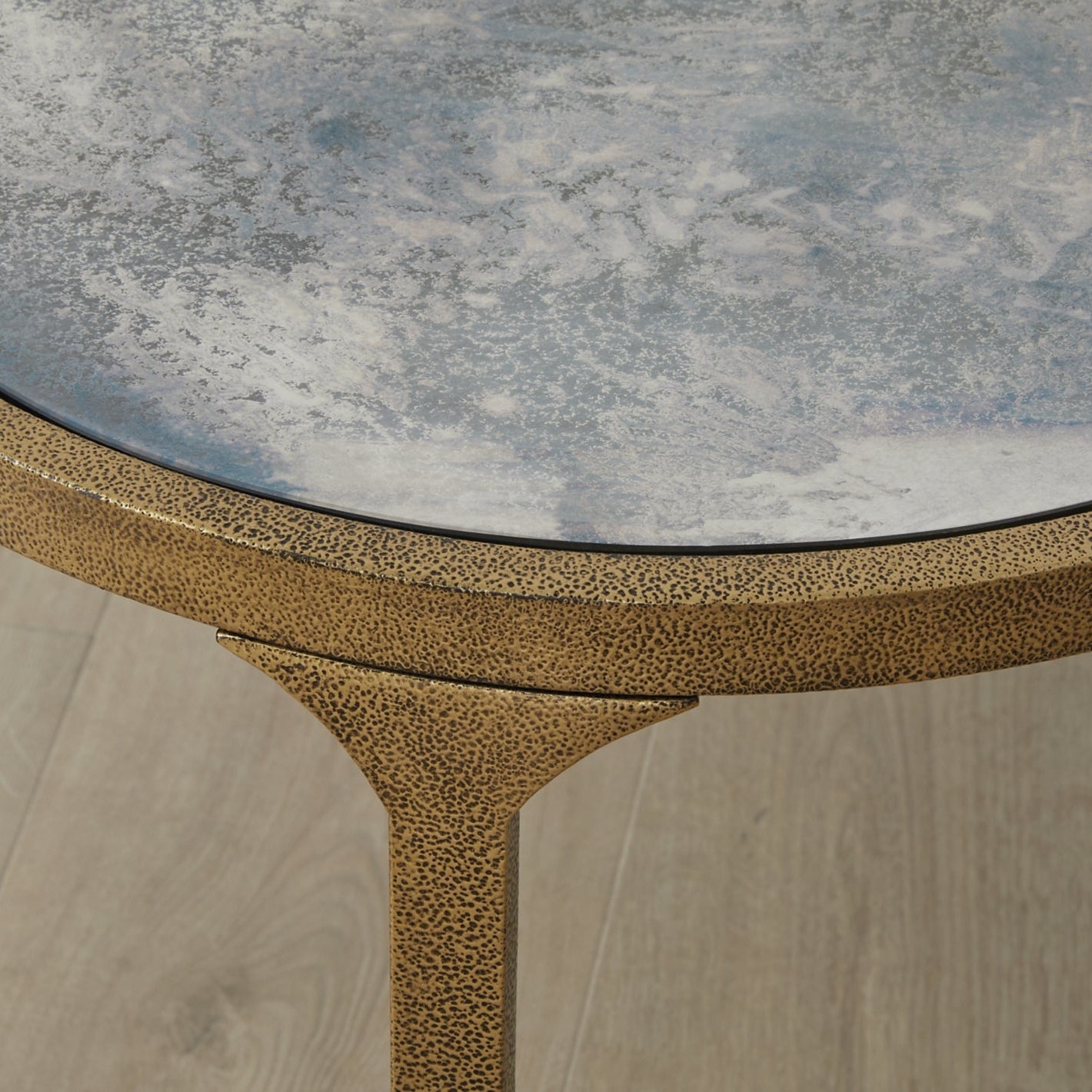 Korajane Oval Cocktail Table - Gold