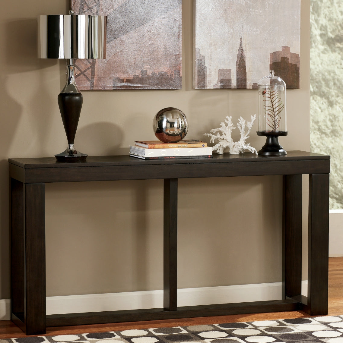 Watson Sofa Table - Dark Brown