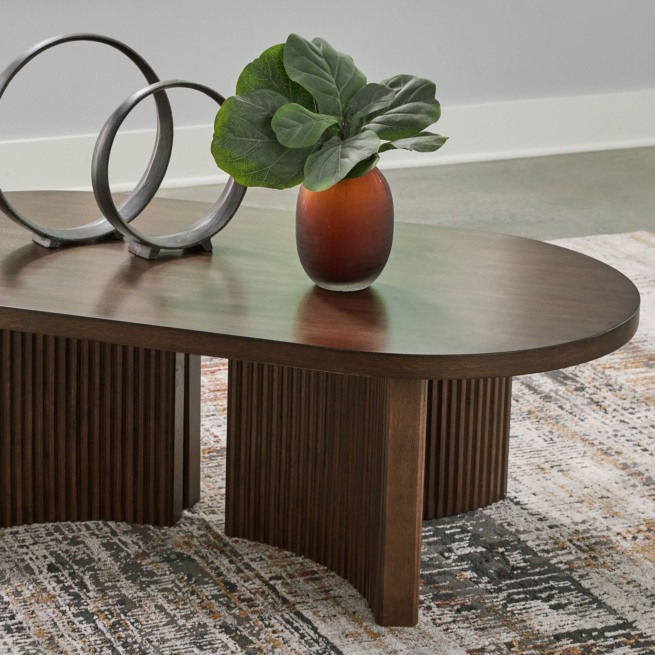 Korestone Oval Cocktail Table
