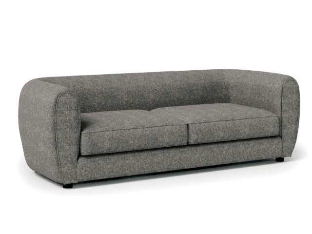 Verdal Charcoal Gray Sofa | Contemporary Tuxedo Boucle Sofa | MidinMod