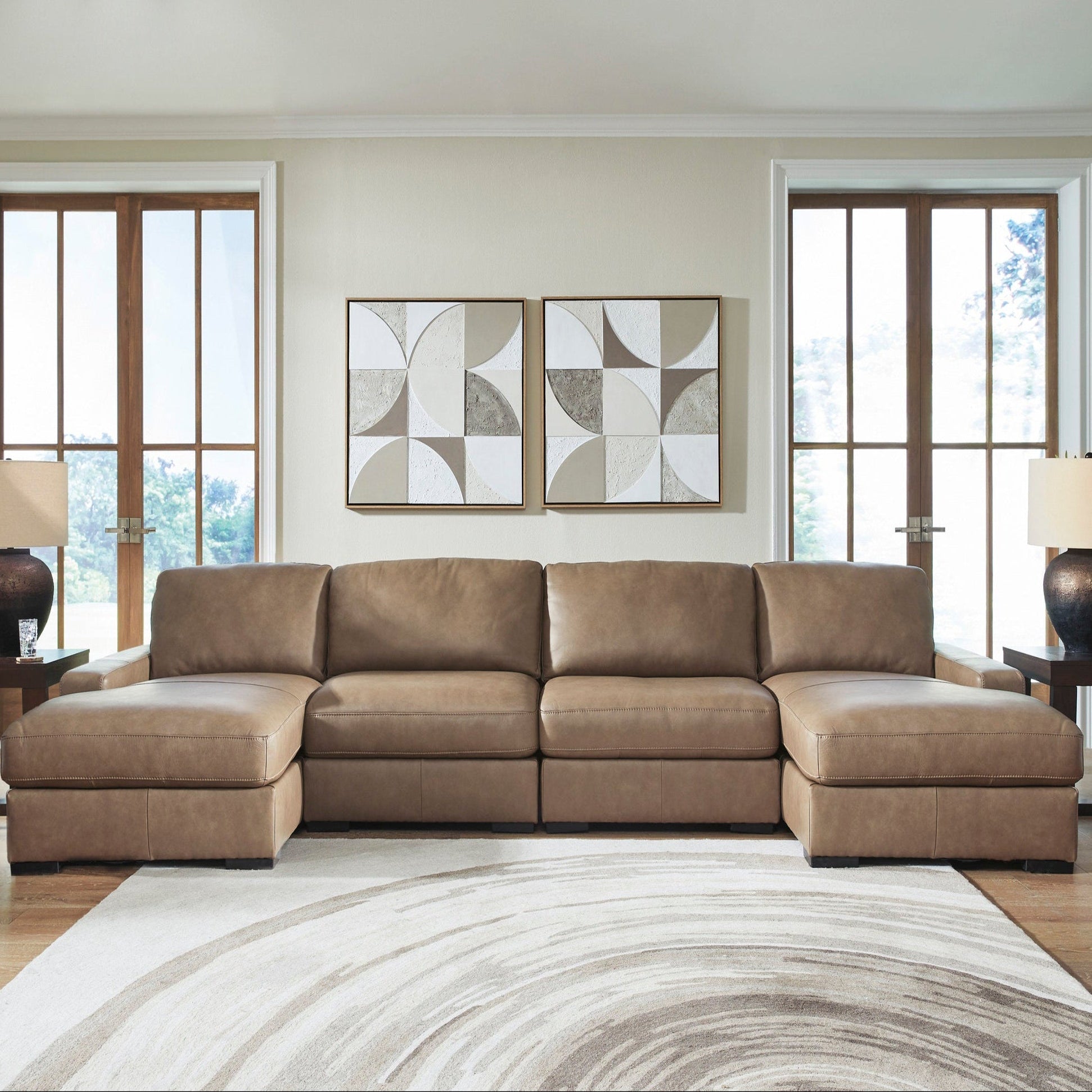 Veronella 4-Piece Double Chaise Sectional