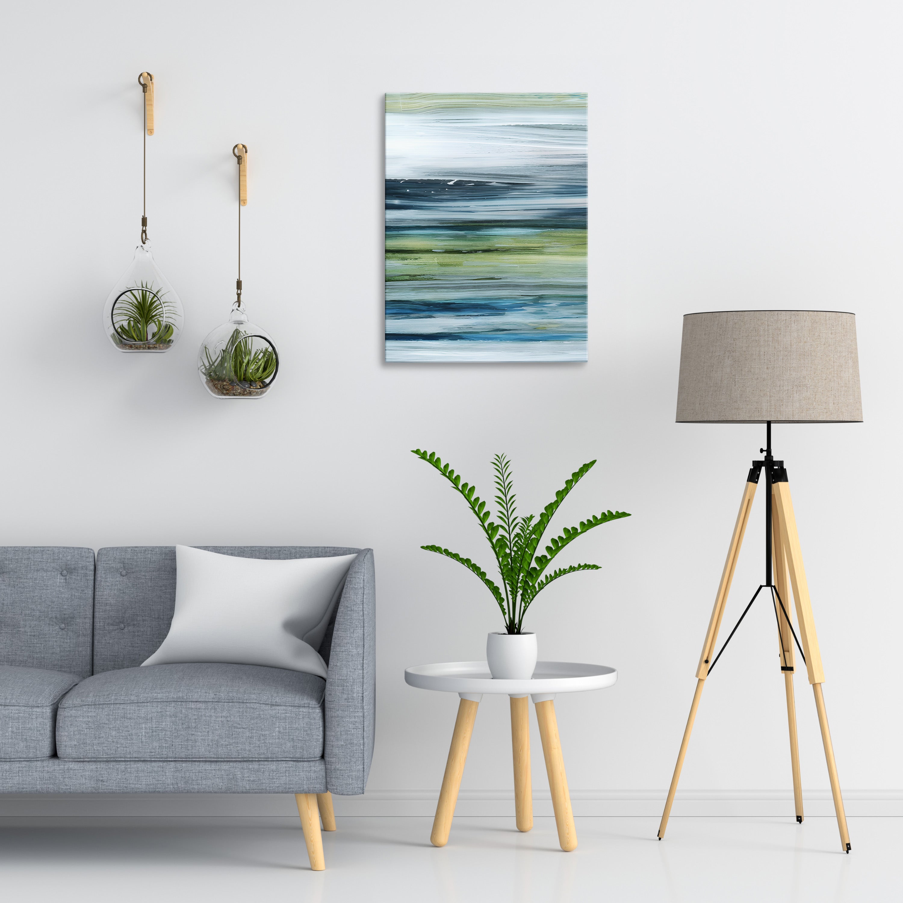 Beryl Swipe Abstract Wall Art