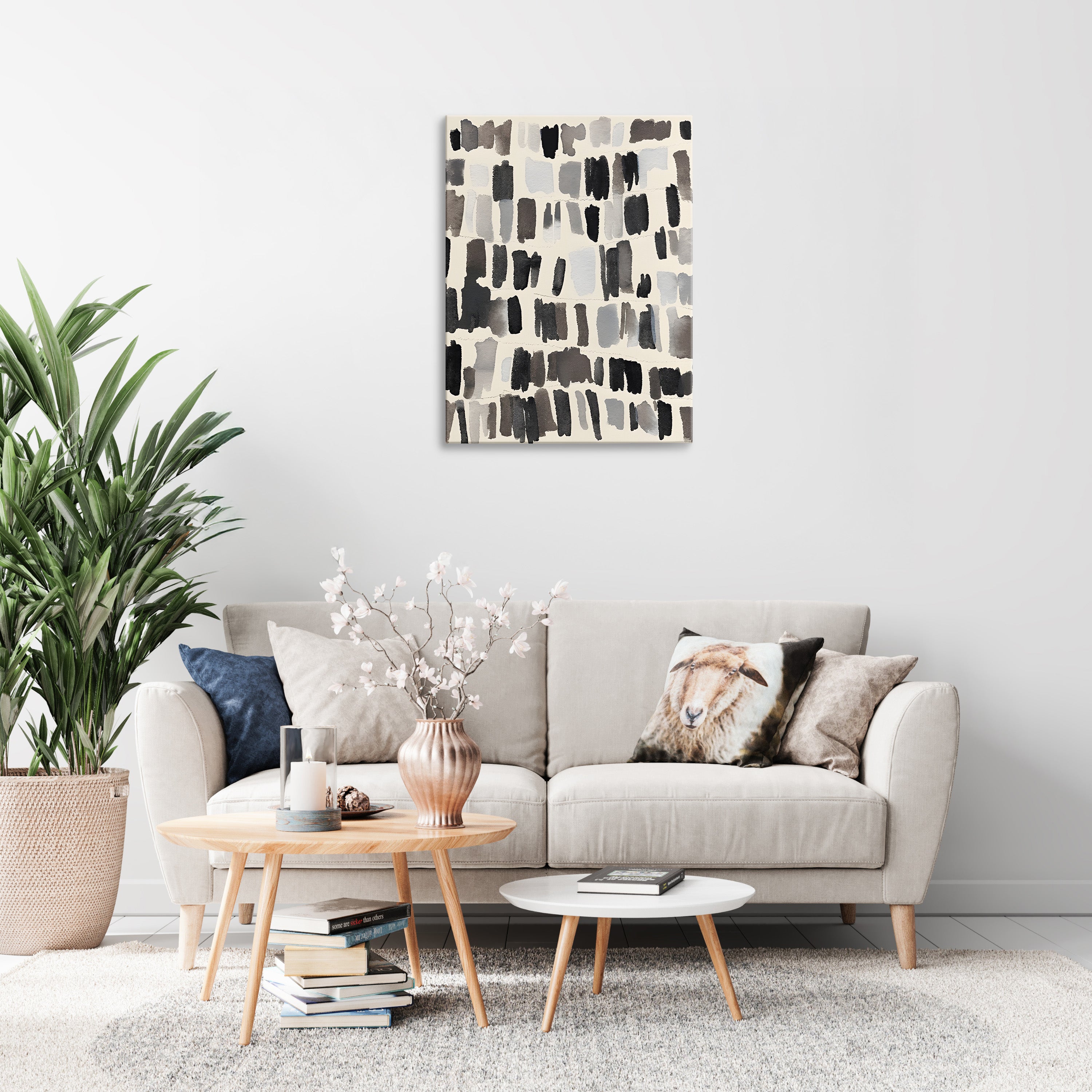 Chalk and Flint Abstract Wall Art