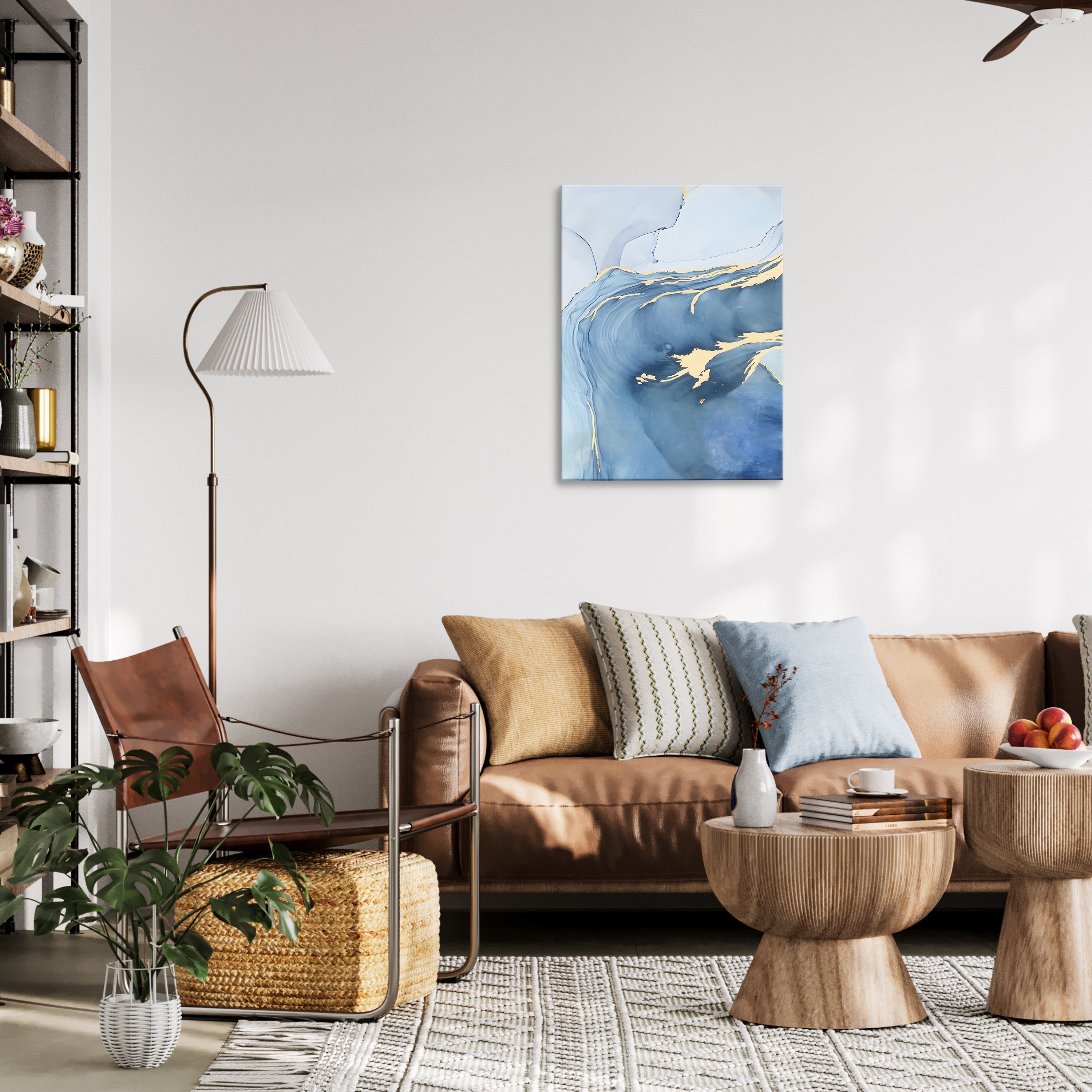 Sea Whirl Abstract Wall Art