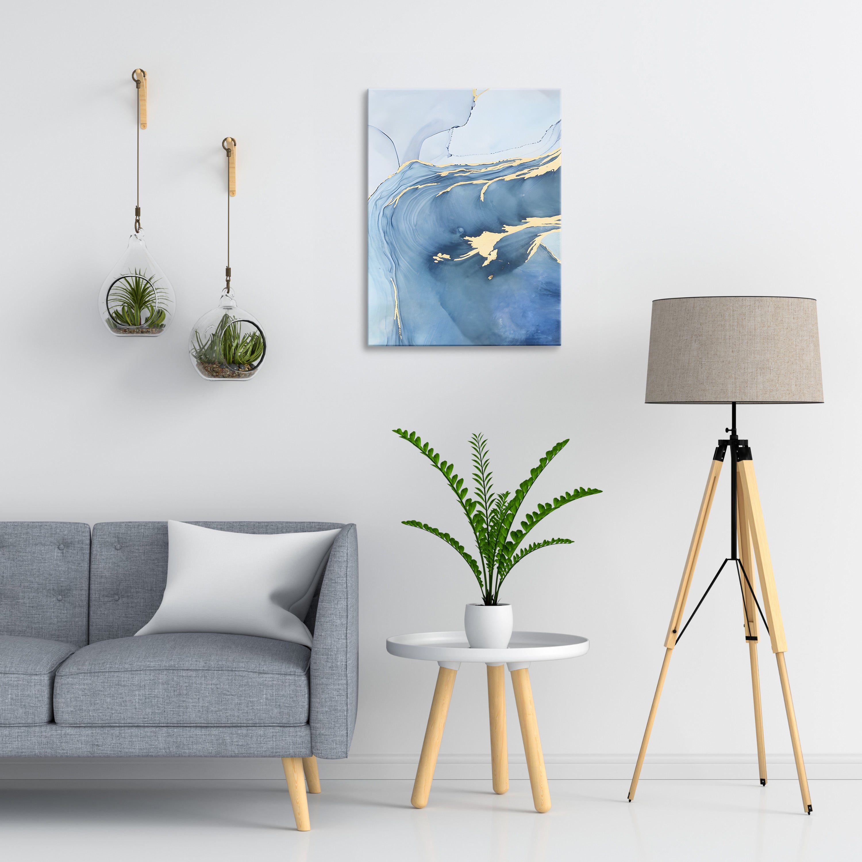 Sea Whirl Abstract Wall Art