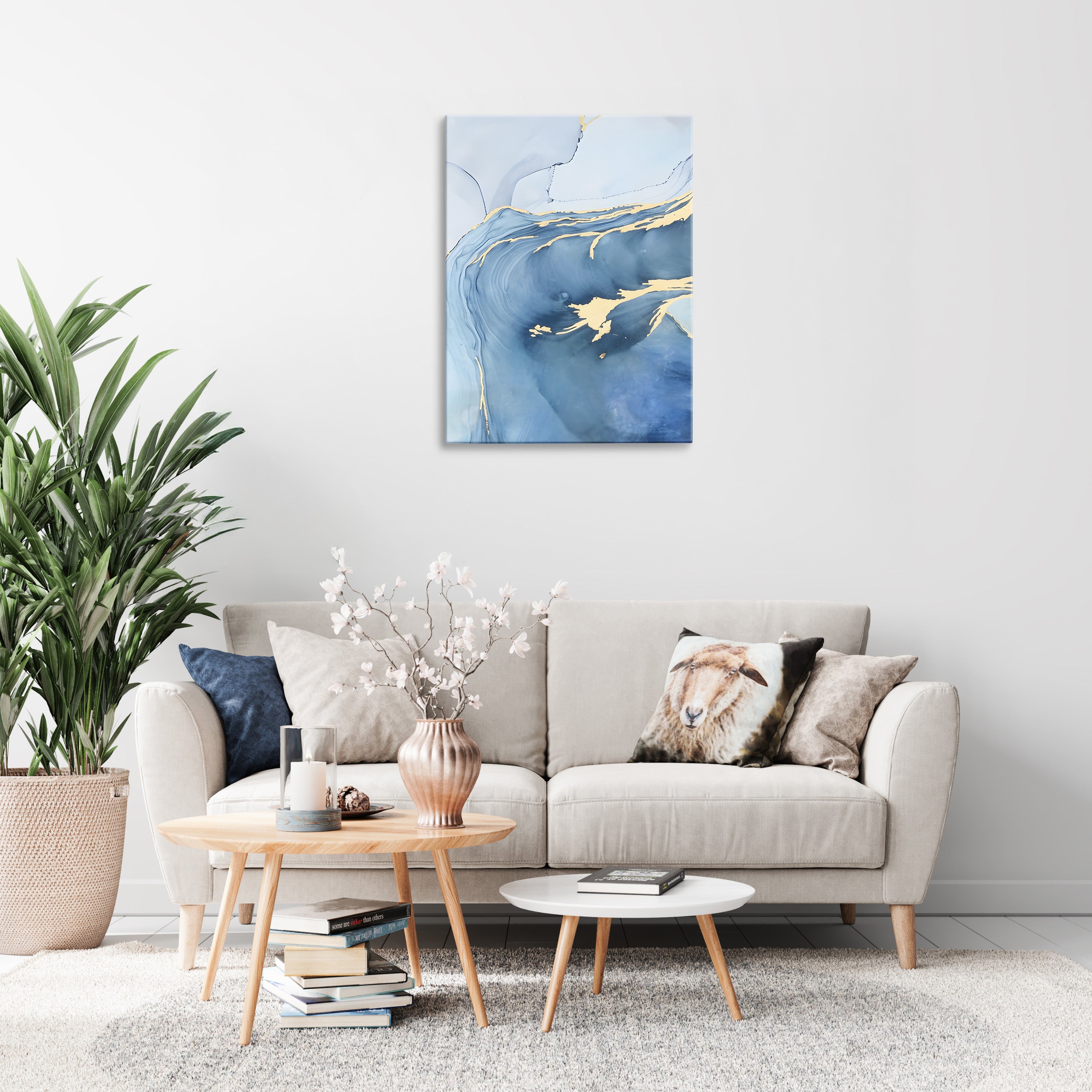 Sea Whirl Abstract Wall Art