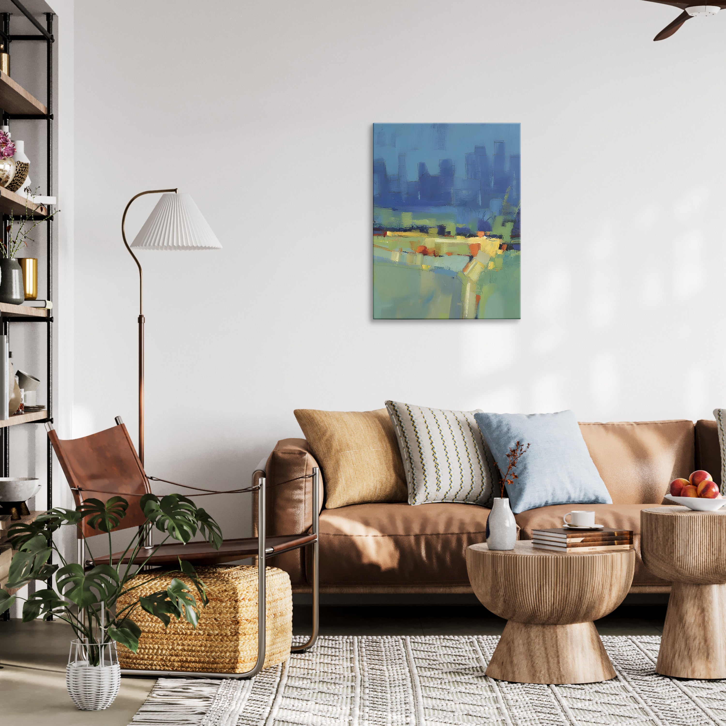 Suburban View Abstract Wall Art