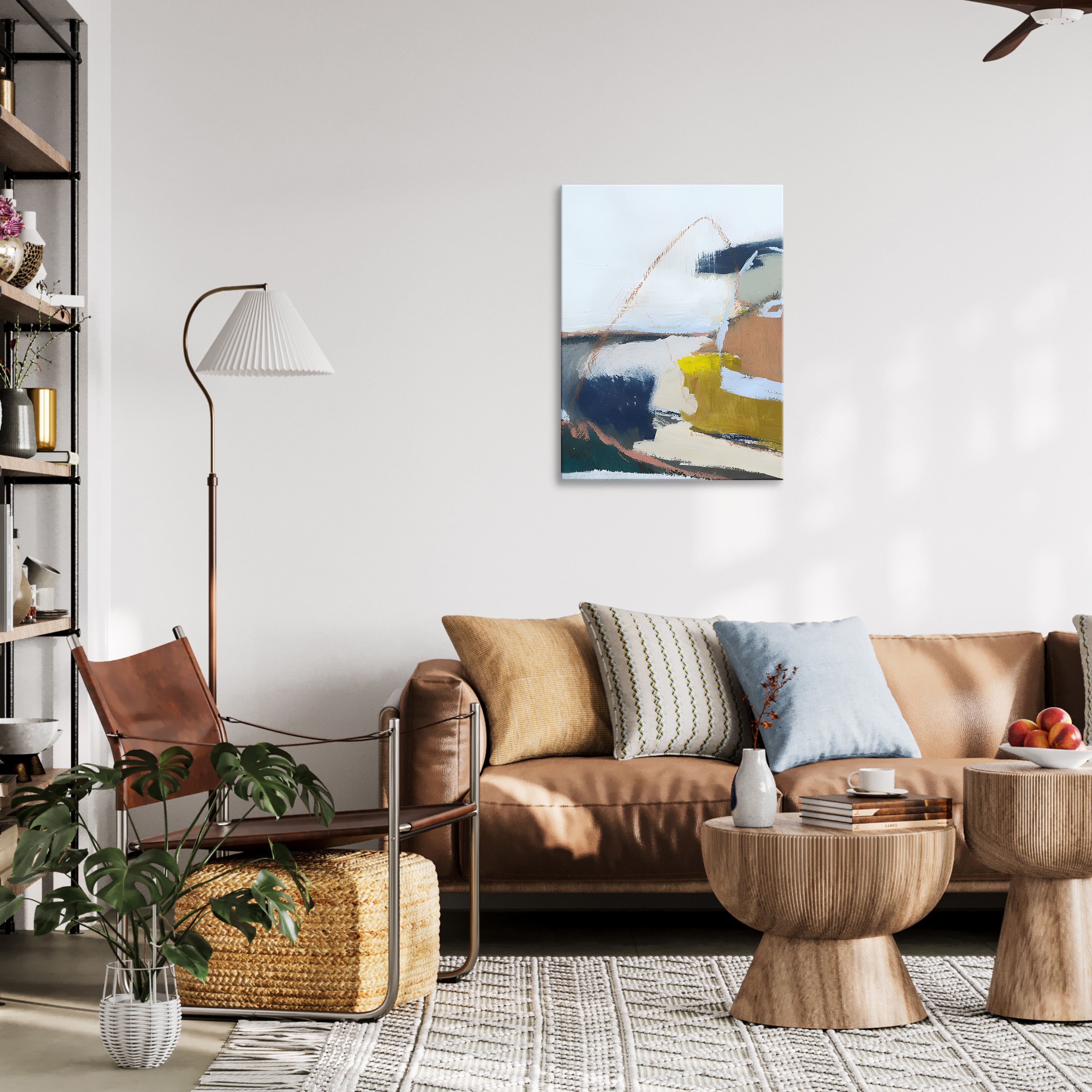 Tidal Patchwork Abstract Wall Art