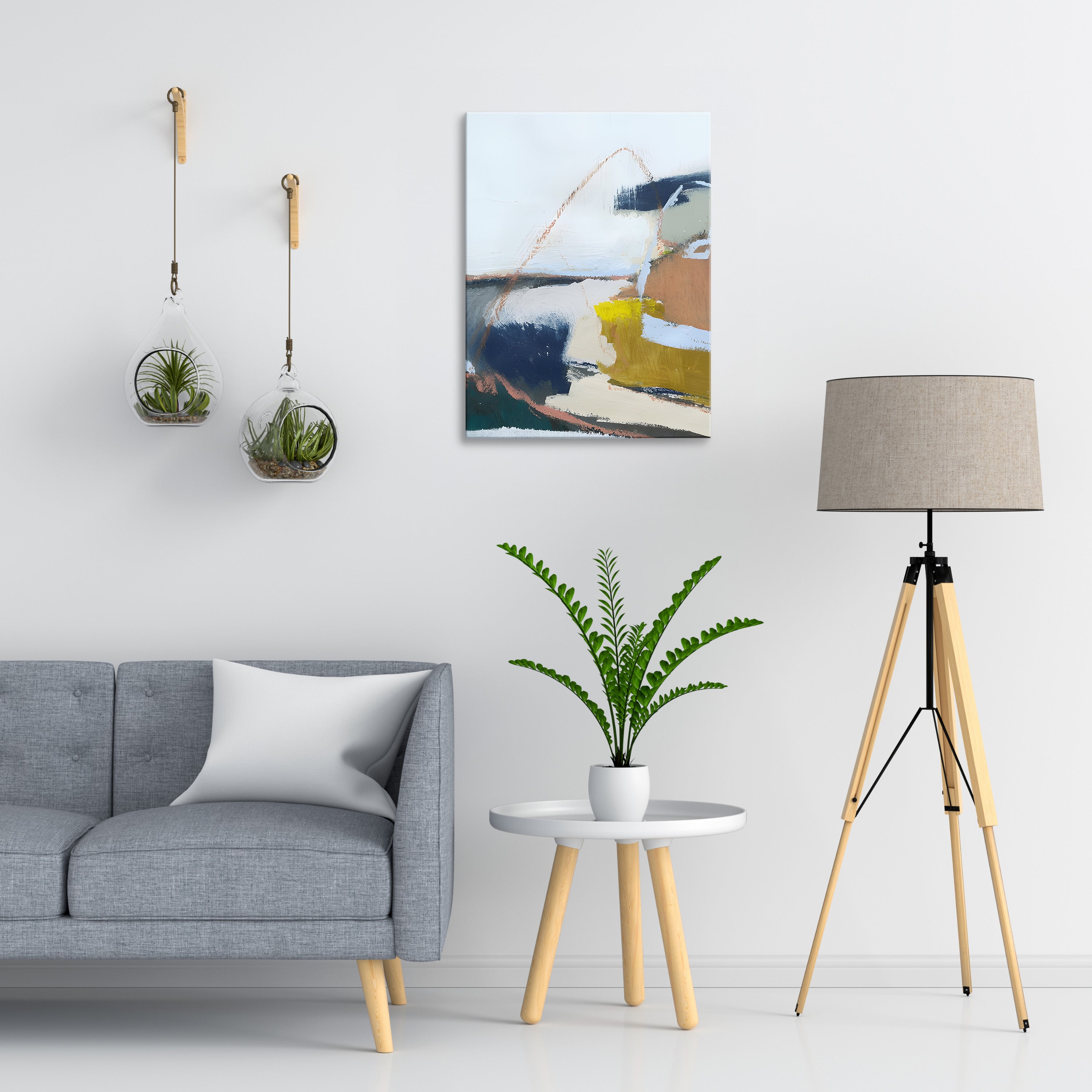 Tidal Patchwork Abstract Wall Art