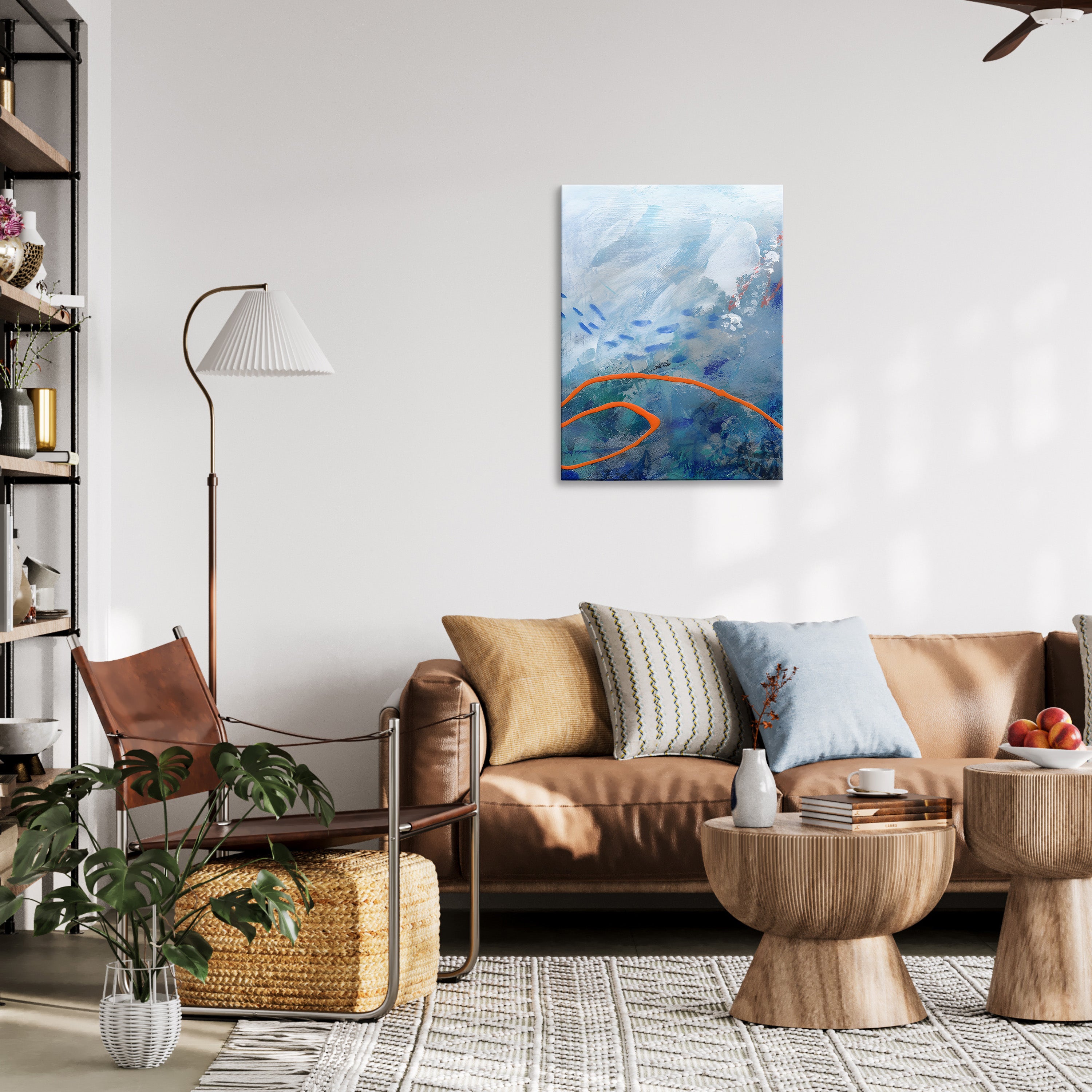 Underwater World Abstract Wall Art
