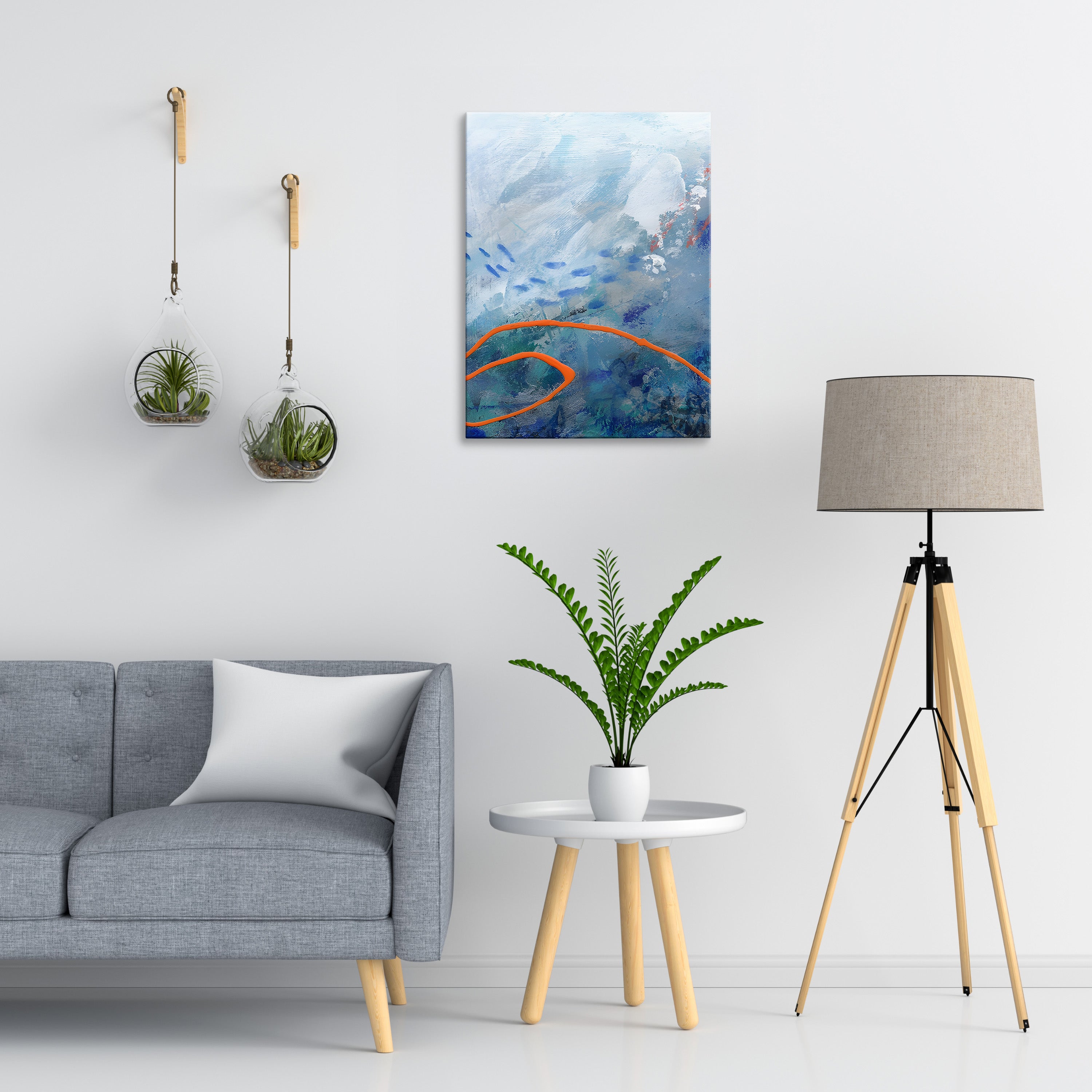 Underwater World Abstract Wall Art