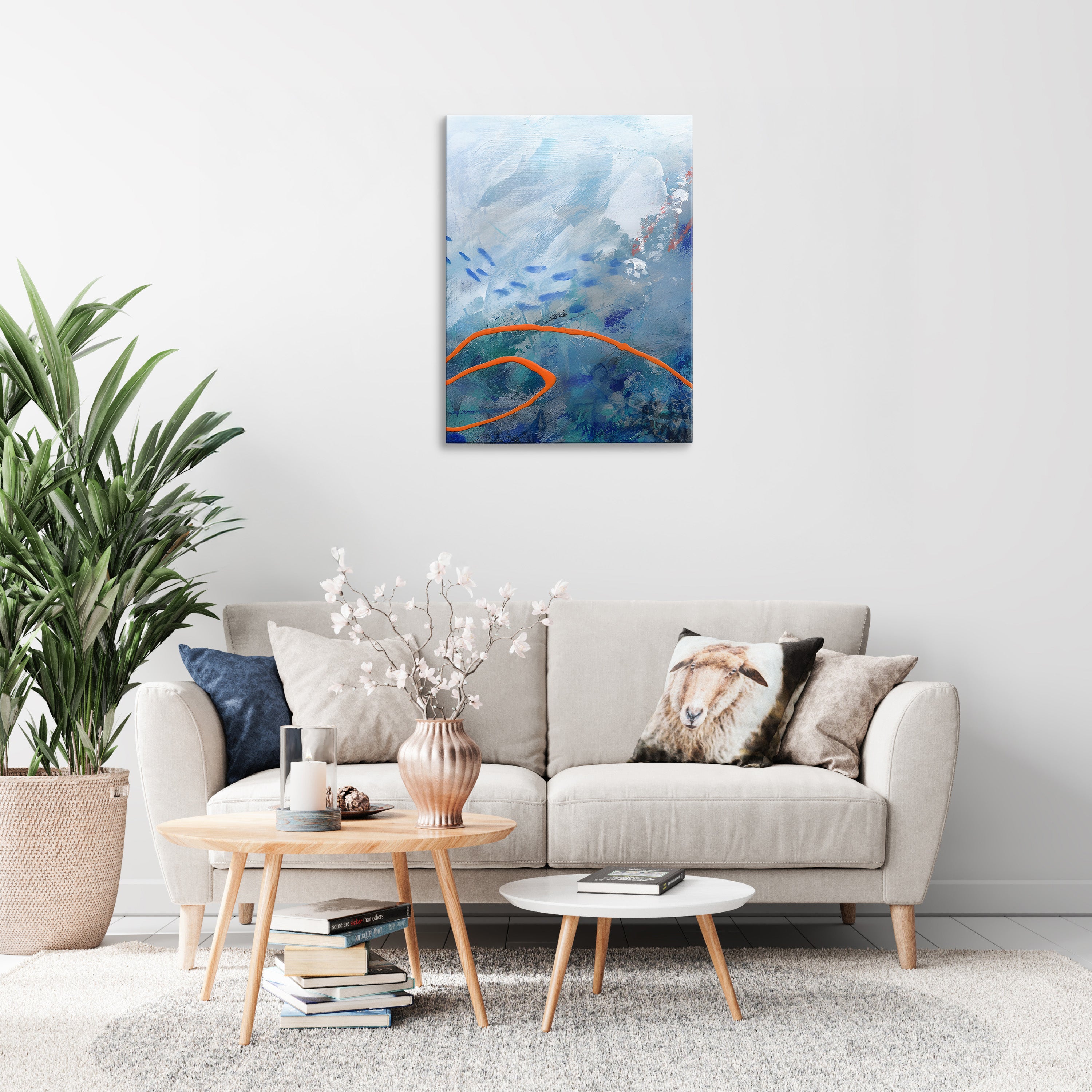 Underwater World Abstract Wall Art
