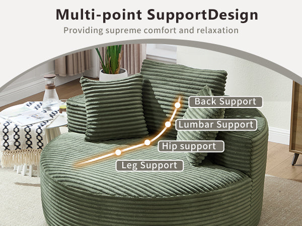 Modern Green Velvet Sofa Bed – Multifunctional Couch - MidinMod