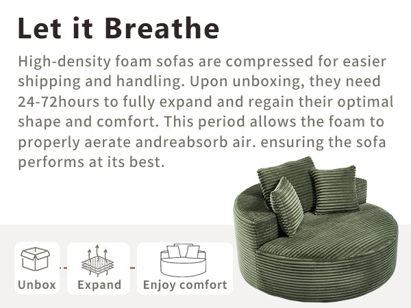 Modern Green Velvet Sofa Bed – Multifunctional Couch - MidinMod