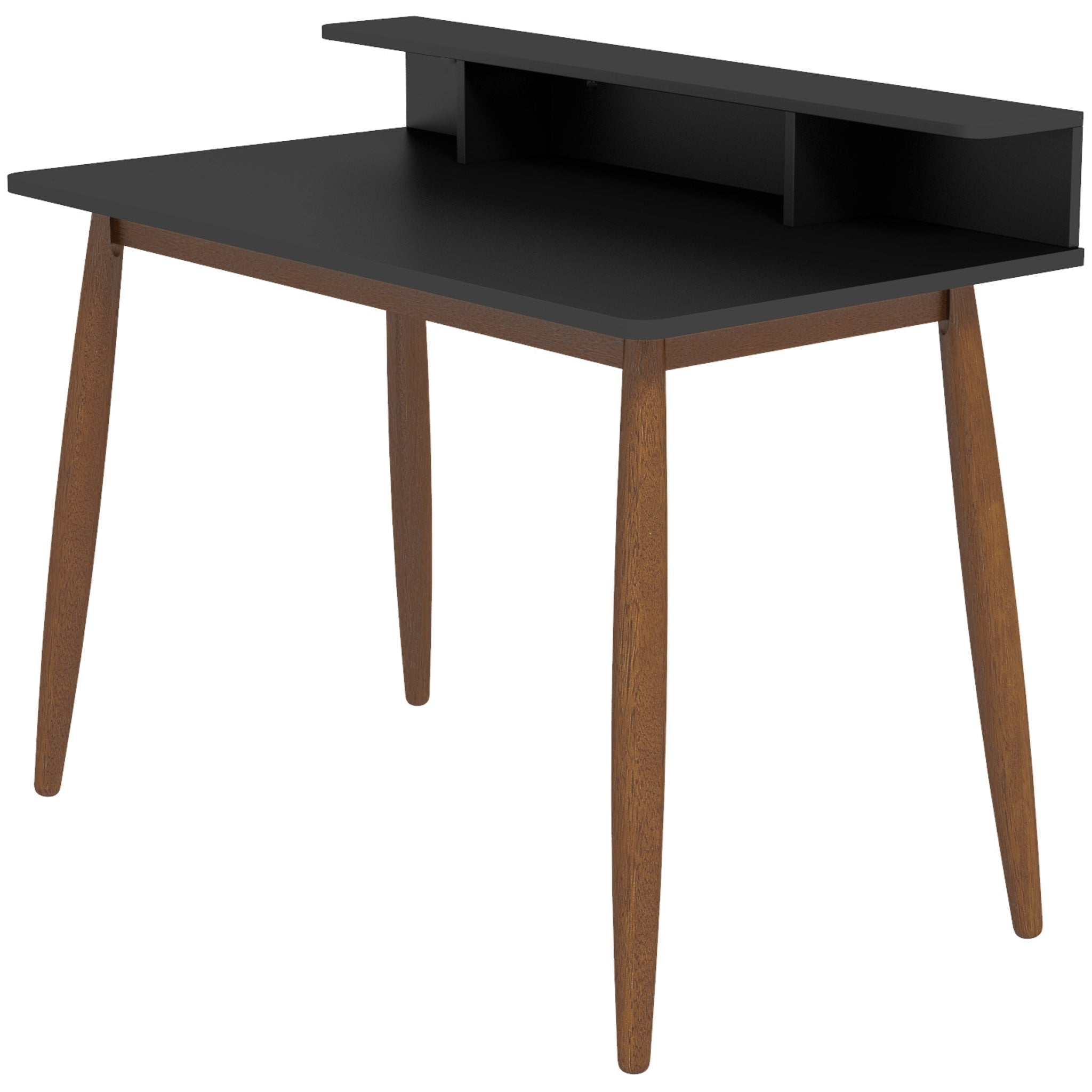 Times Home Office Desk Black Top - MidinMod