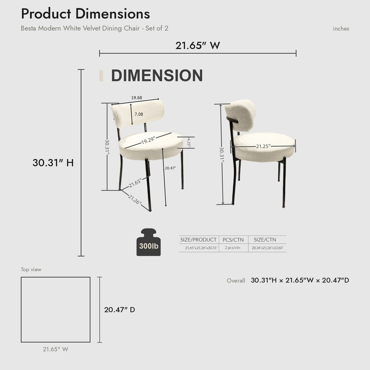Product Dimensions
