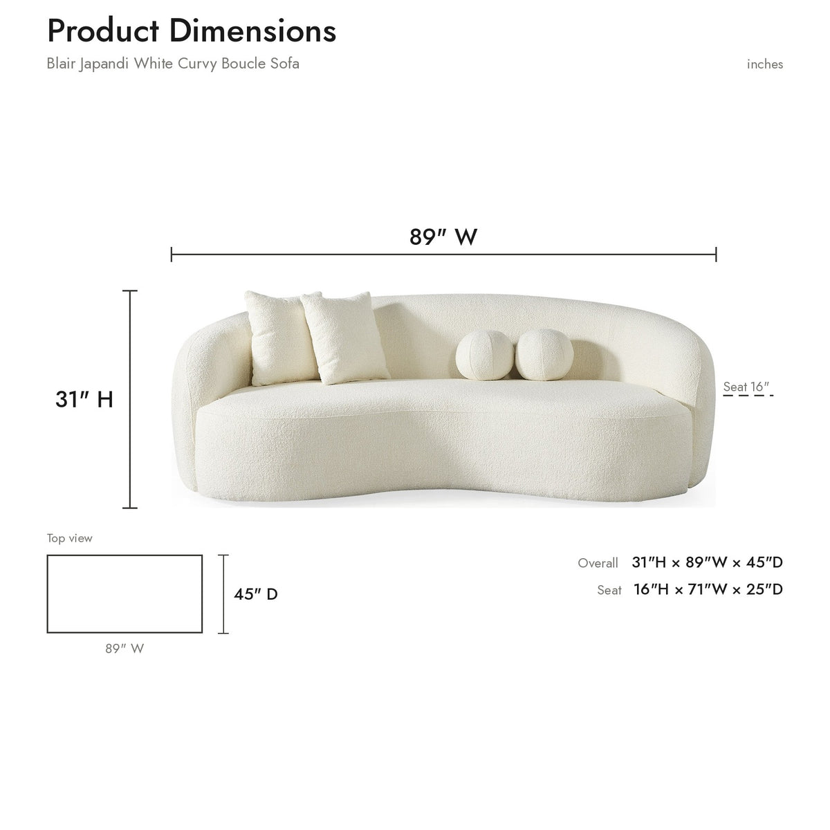 Product Dimensions