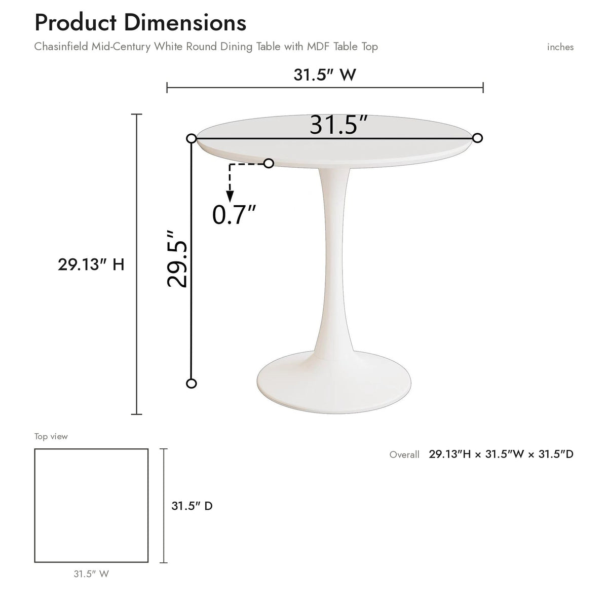 Product Dimensions