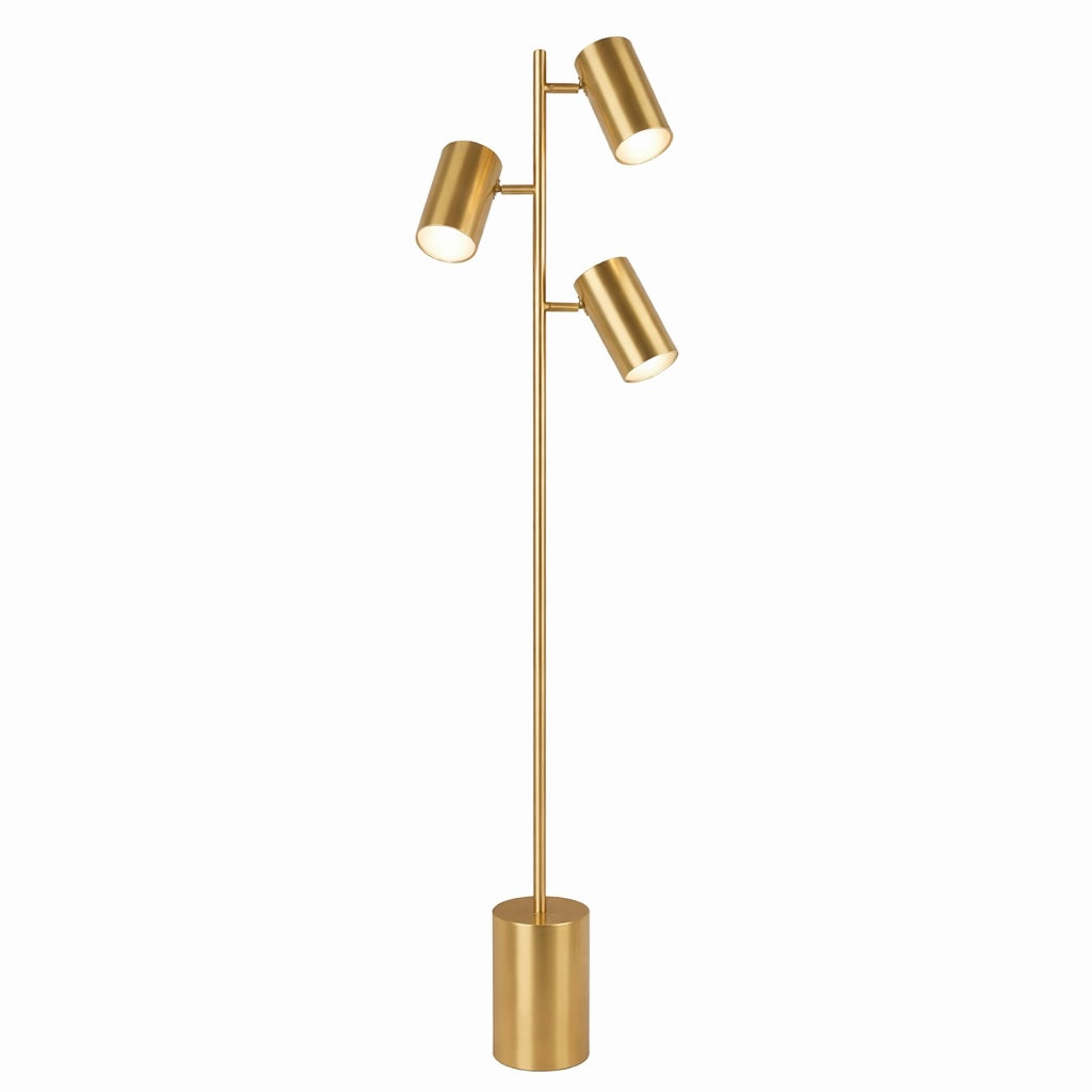 Harmony Brassed Gold Floor Lamp