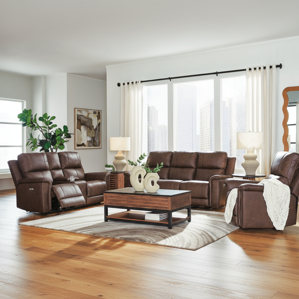 Beryton 5-Piece Power Reclining Sectional