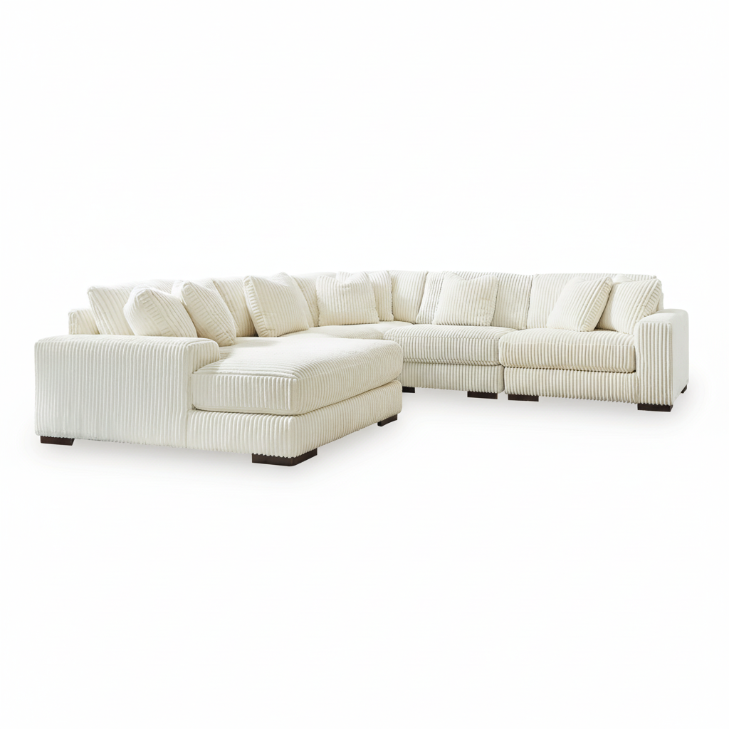 Lindyn 5-Piece Sectional with Chaise - Left-Arm Chaise